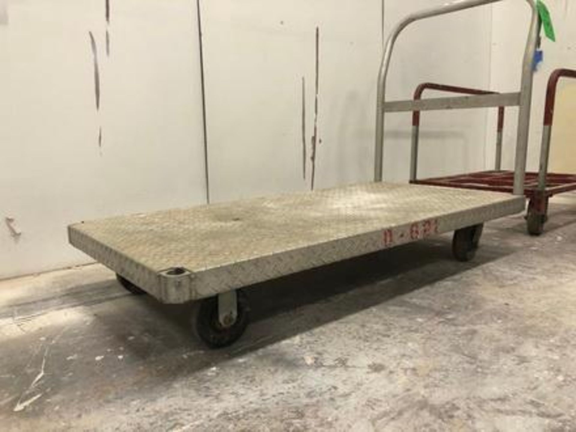 Aluminum Platform Cart, Size 30 x 60" - Image 3 of 3