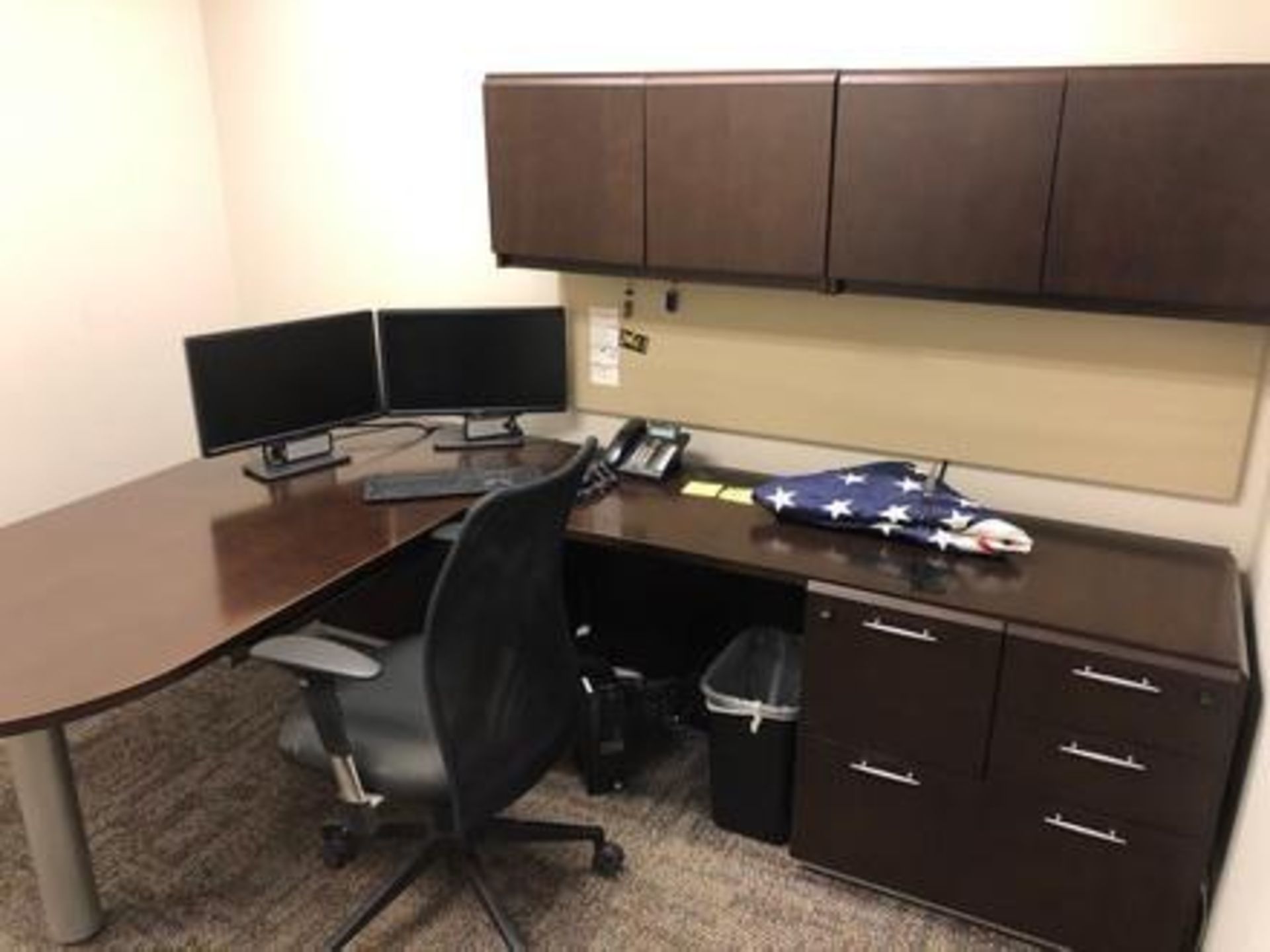 Office Suite c/o: Wood Laminate Table size 71"x 101" x 31", Mesh Task Chairs, (1) HDN Horizontal 4-D - Image 2 of 9