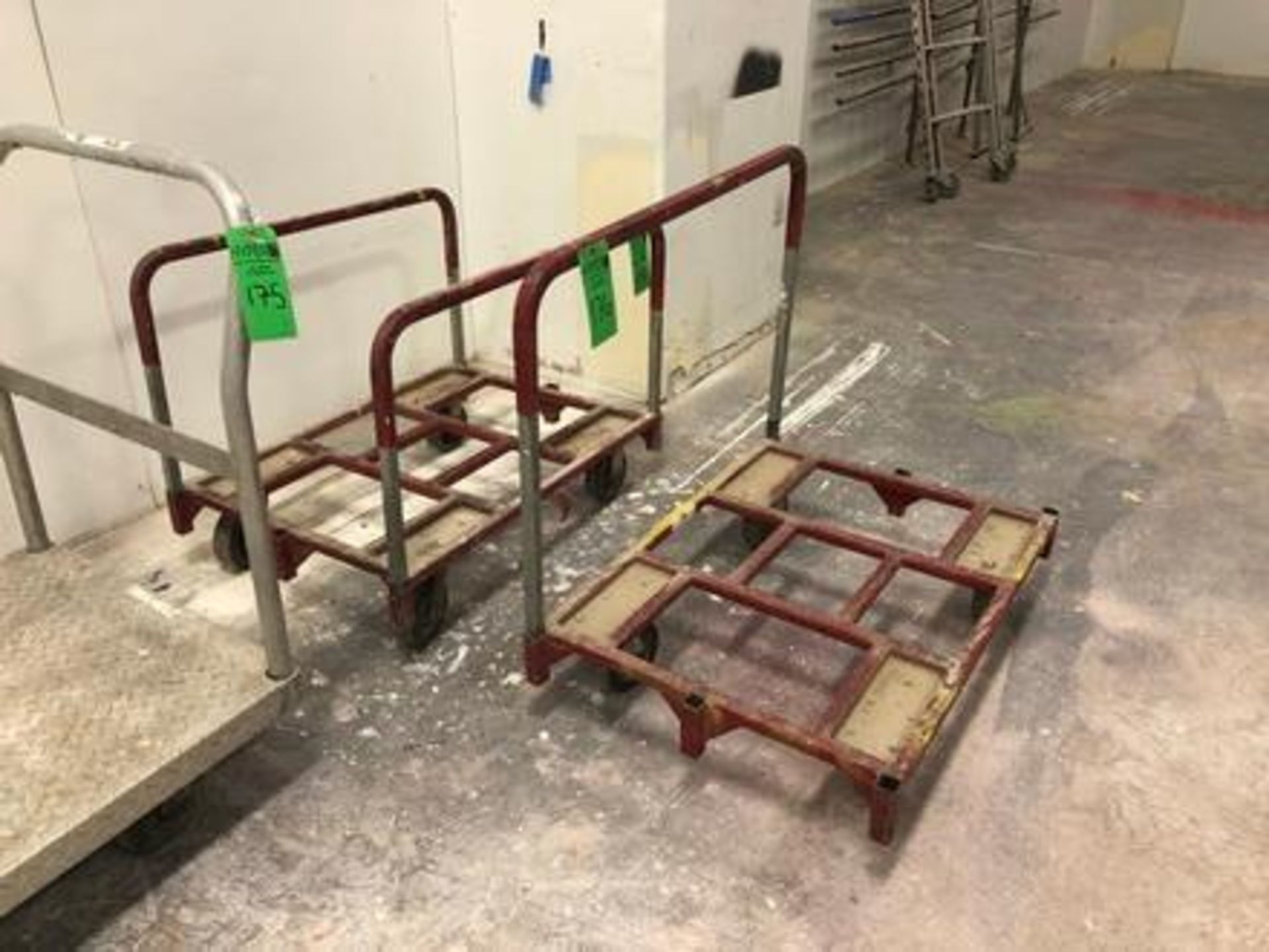 (2) Platform Rolling Carts, Size 24" W x 24" D - Image 3 of 3