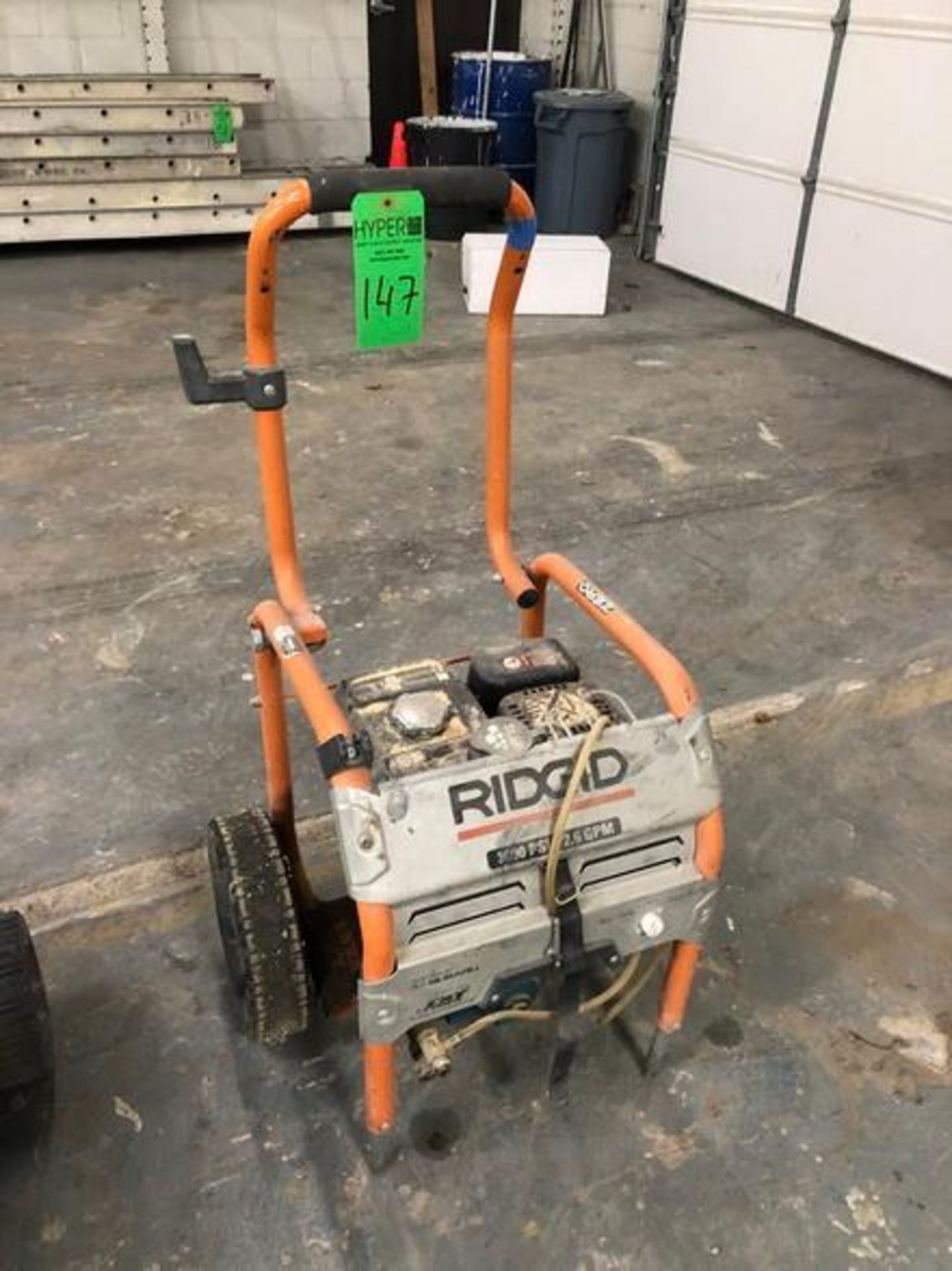 Ridged 3,000 PSI 2.6 GPM Portable Gas Powered Pressure Washer