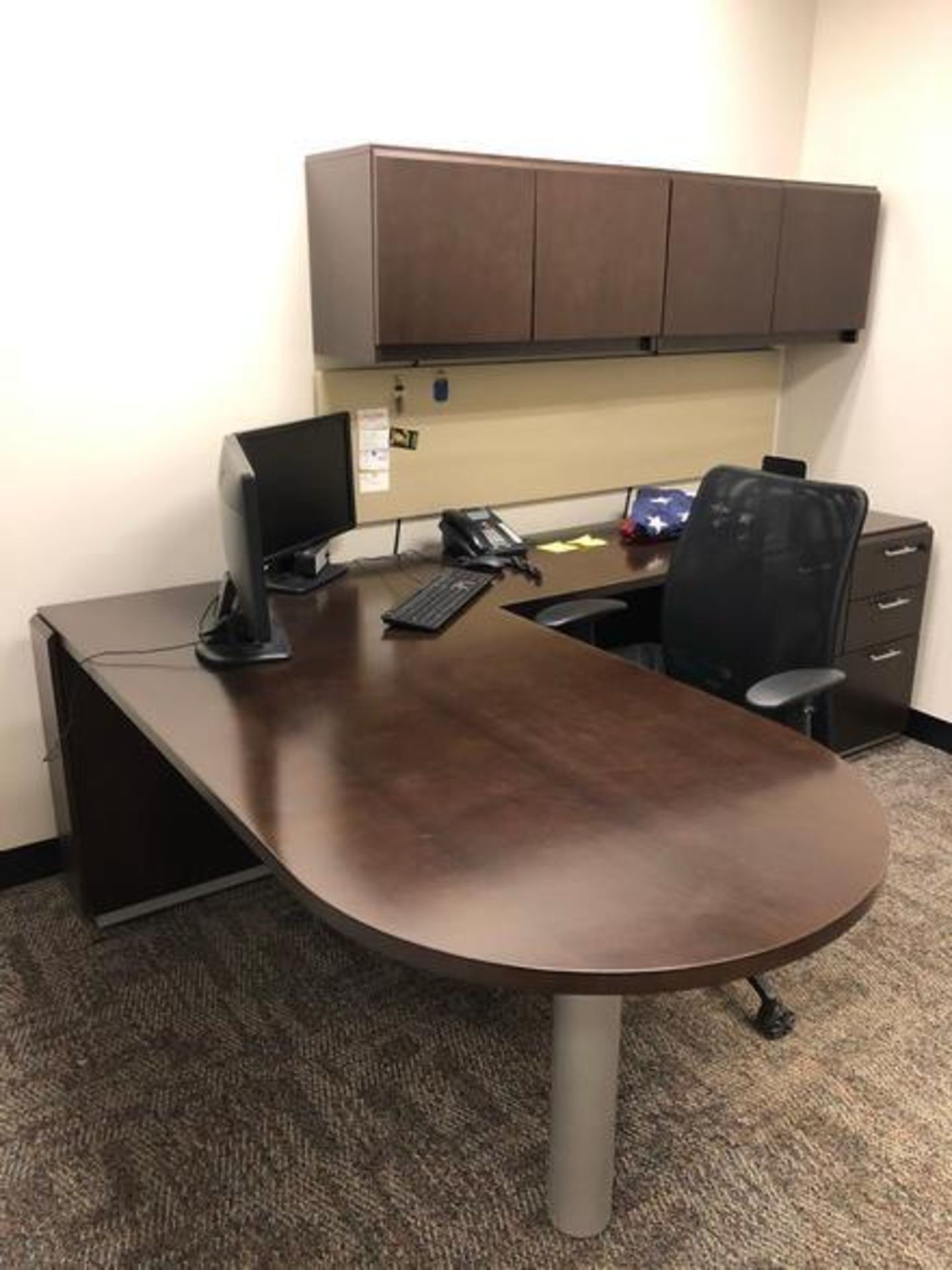 Office Suite c/o: Wood Laminate Table size 71"x 101" x 31", Mesh Task Chairs, (1) HDN Horizontal 4-D - Image 4 of 9