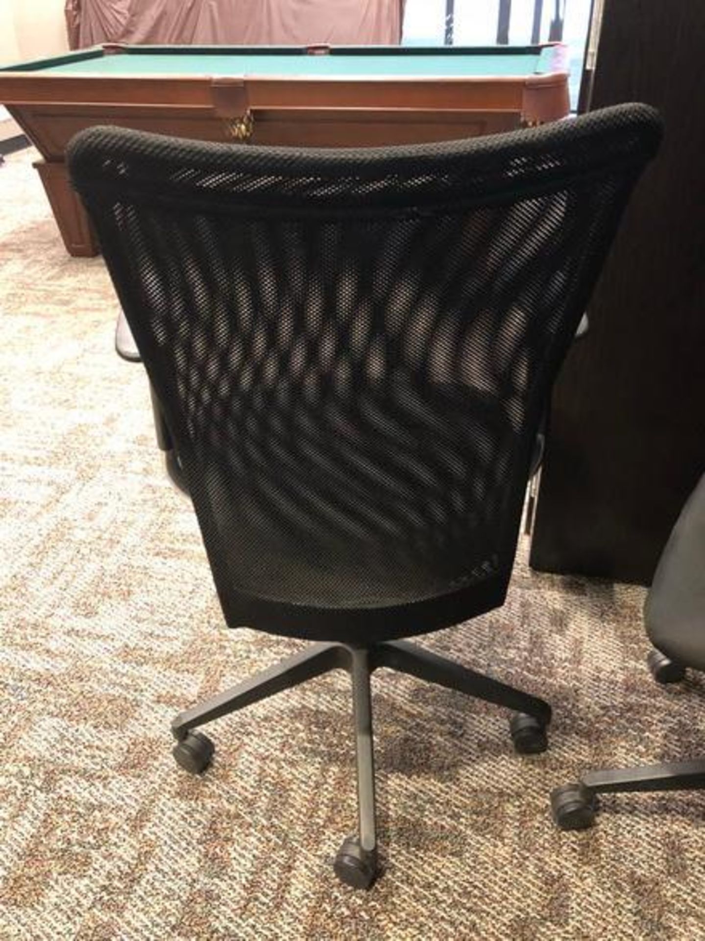 (5) Compel Model Argos Mesh Swivel Arm Chairs on Casters - Image 8 of 9