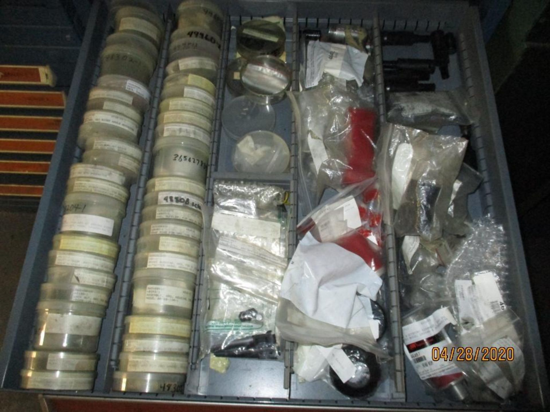 Stanley Vidmar 10 Drawer Cabinet Plus Contents Of Misc. Air Tool Parts And Air Tools - Image 6 of 11