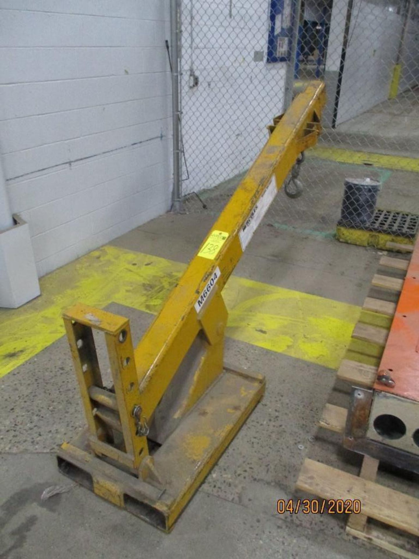 Hercules Forklift Boom Attachment, 12' Max Reach, 8,000lb Capacity, M/N B6-68P - Image 2 of 3