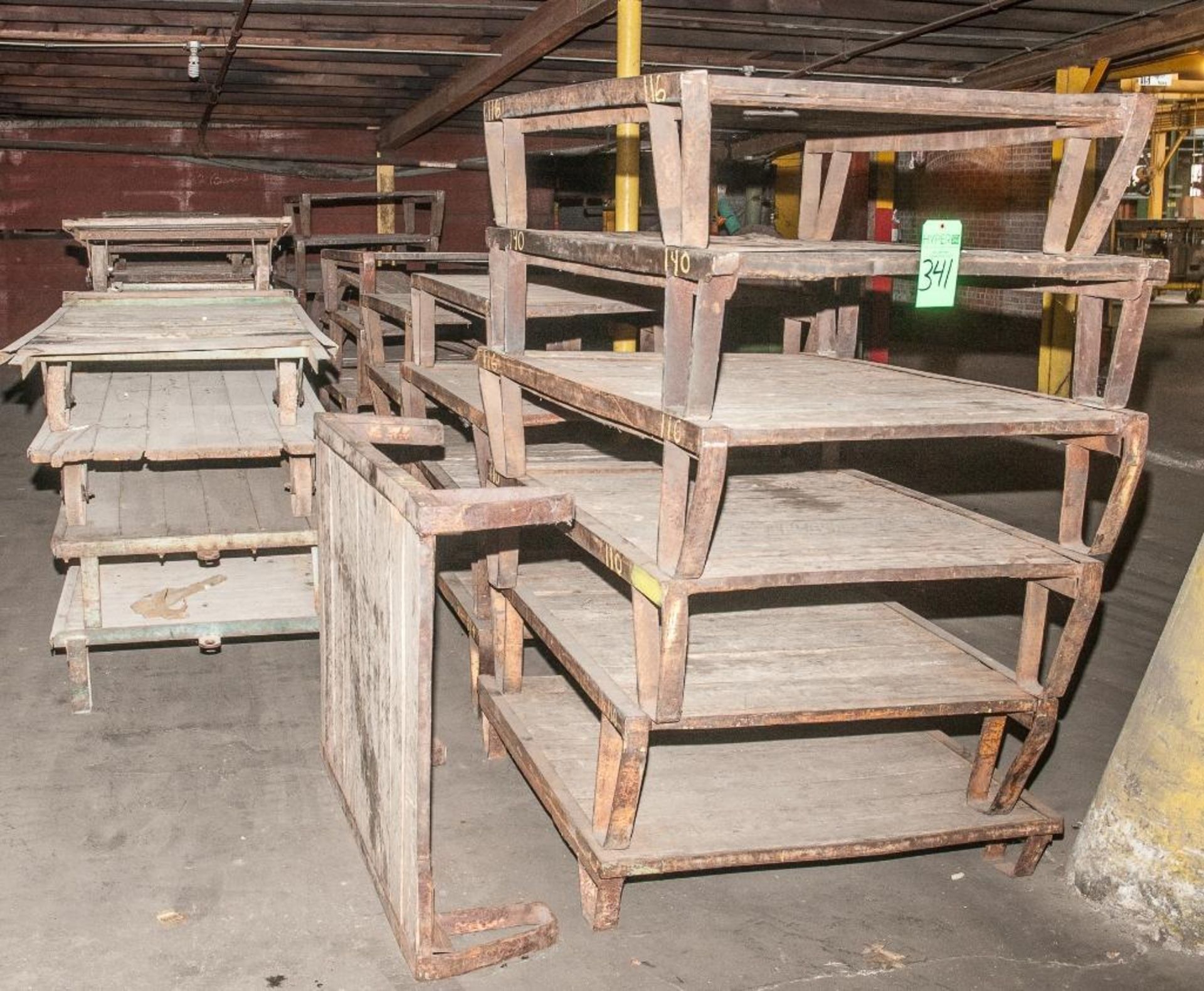 Appx. (56) 56" X 38" Steel / Wood Pallets