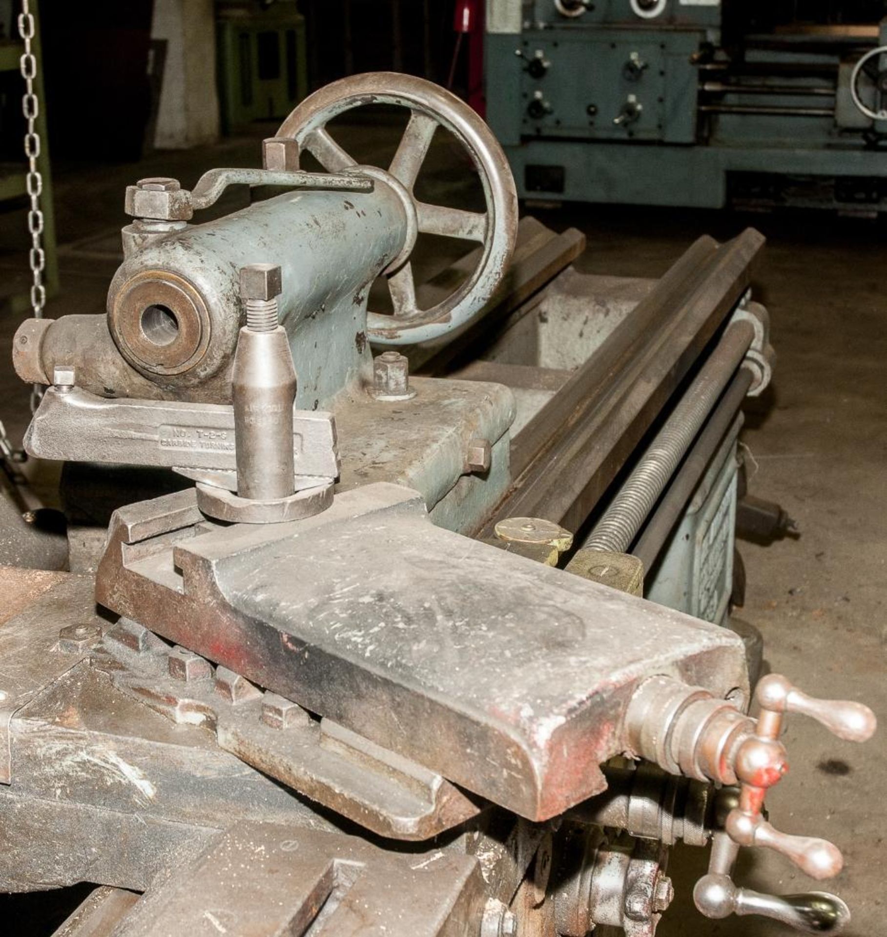 American 20" X 96" Geared Head Engine Lathe, S/N 14302, (8) Speeds From 8.6 to 300 RPM, Asset 90-906 - Image 3 of 6