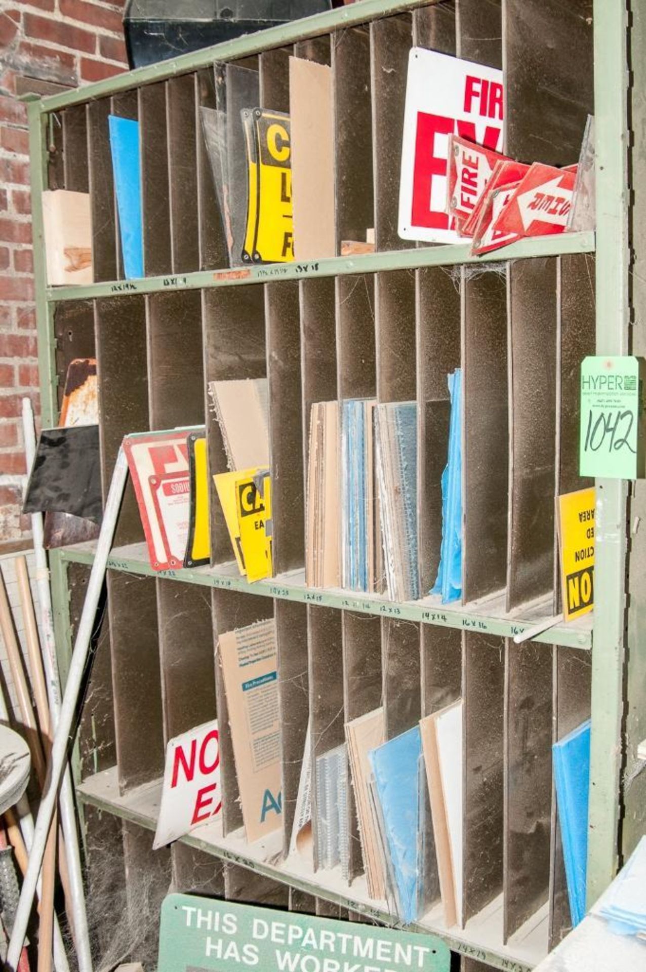 Shelf with Signs