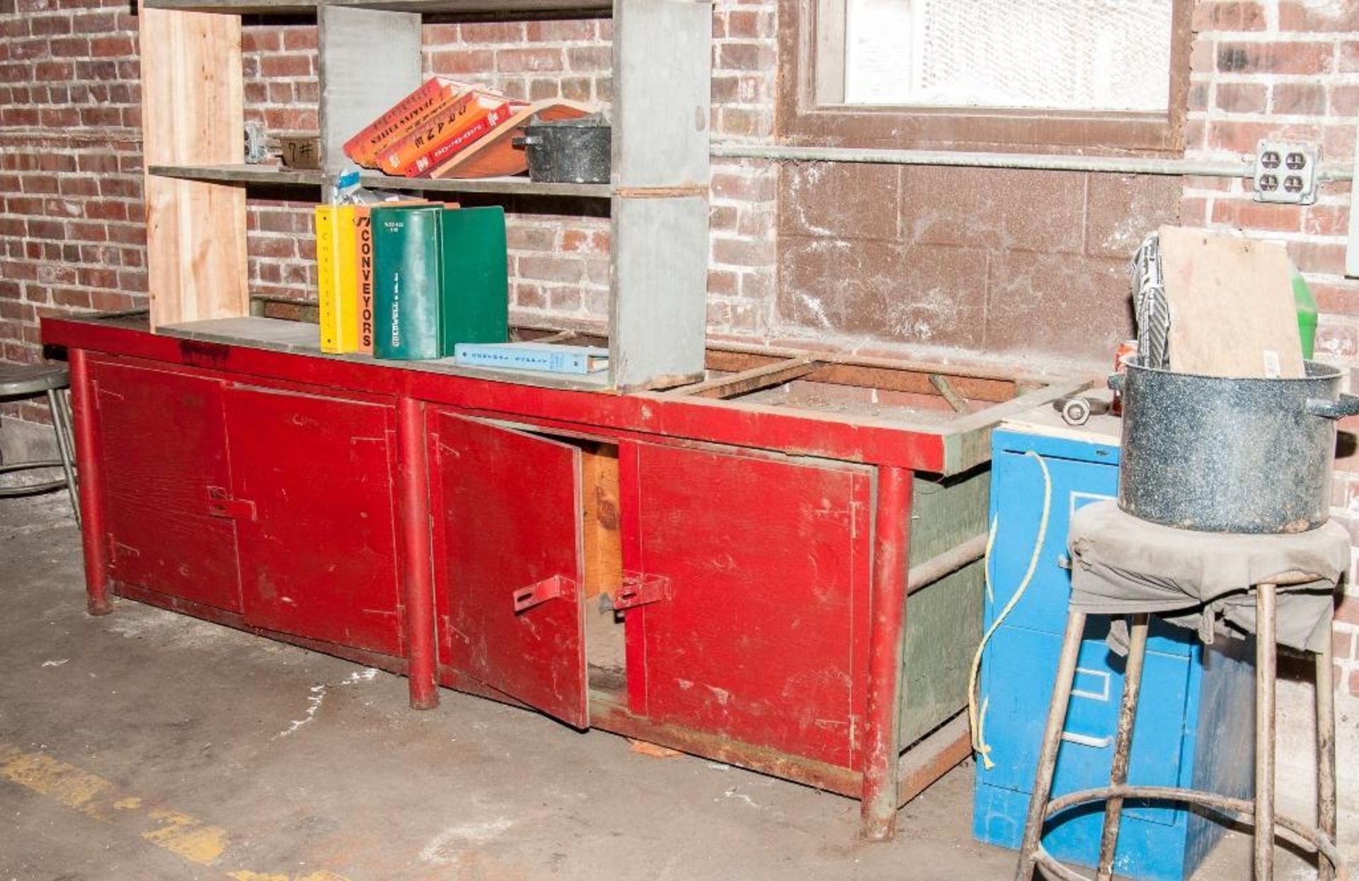 Cabinet and Two Work Benches - Image 3 of 4