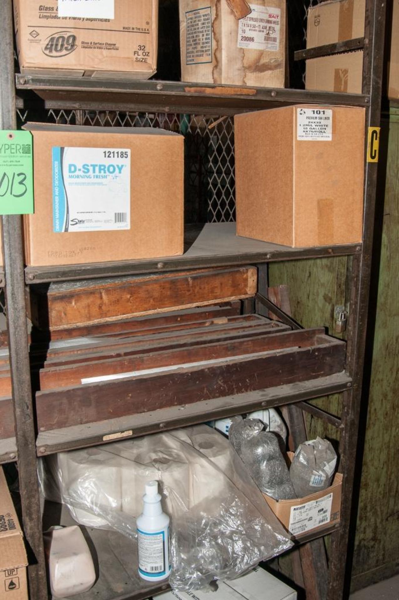 Shelf with Gloves and Shear Blades - Image 5 of 5