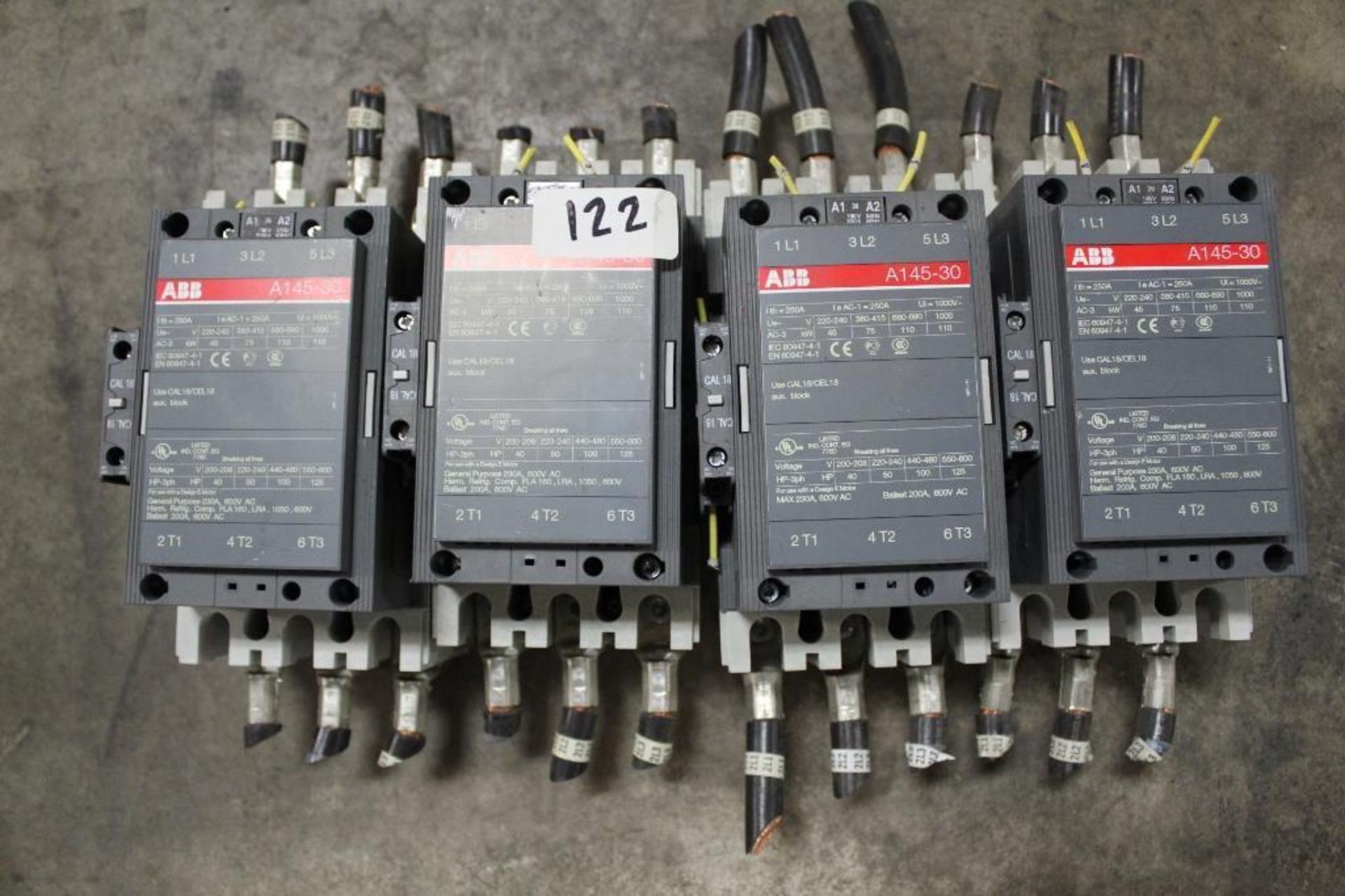 (Lot of 4) ABB A145-30 Circuit Breakers