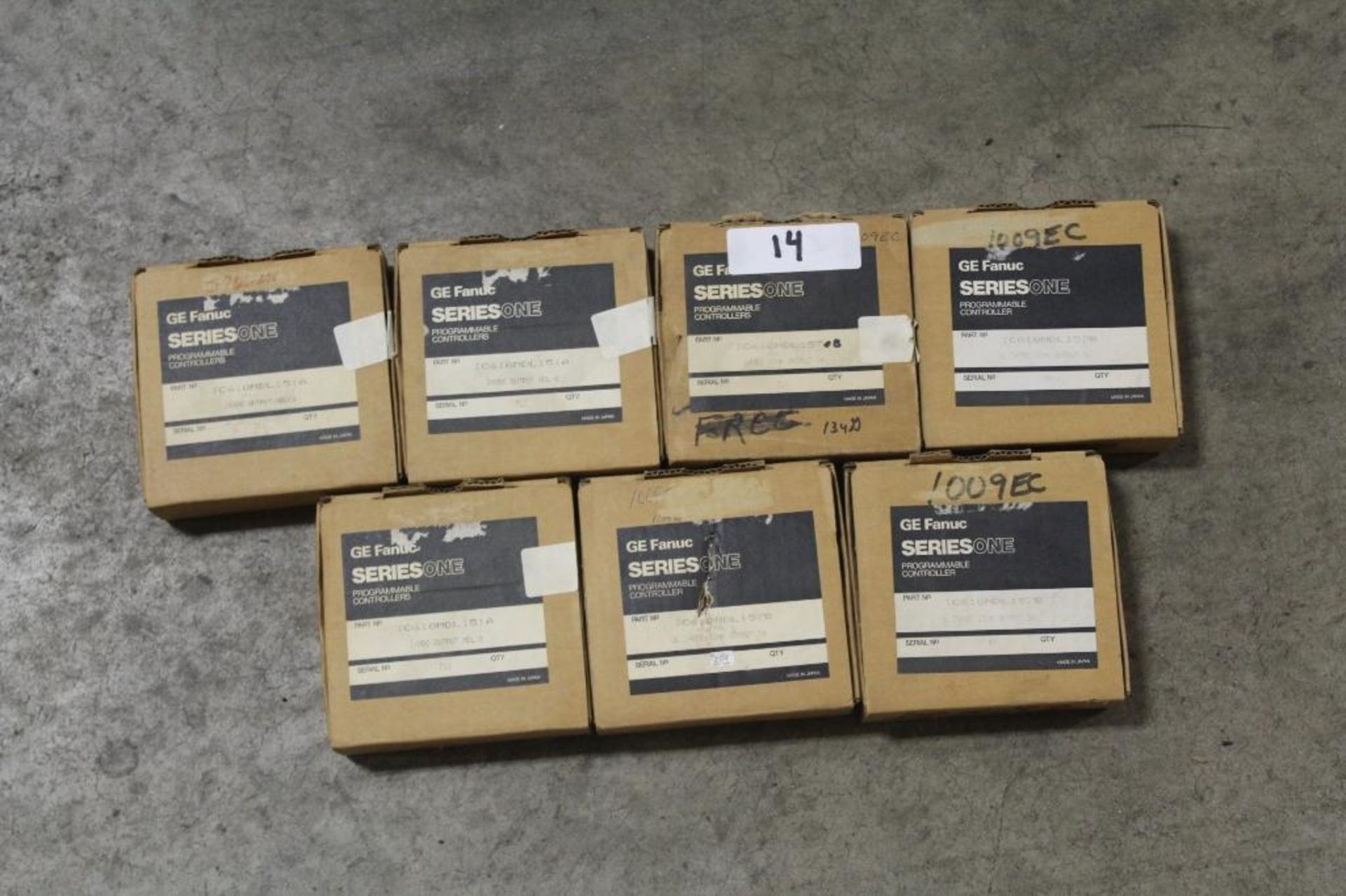 (Lot of 7) Fanuc Programmable Controllers; IC610MDL157B (4), IC610MDL151A (3)