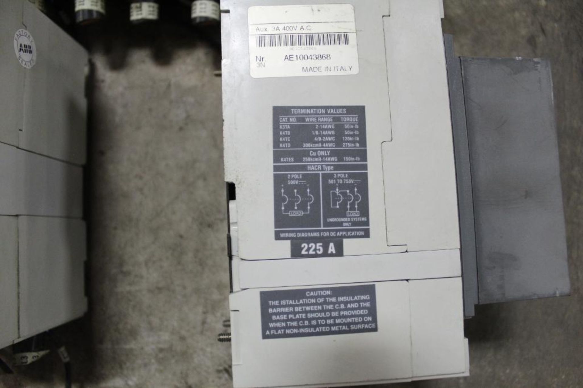 (Lot of 6) ABB S3N Circuit Breakers - Image 2 of 2