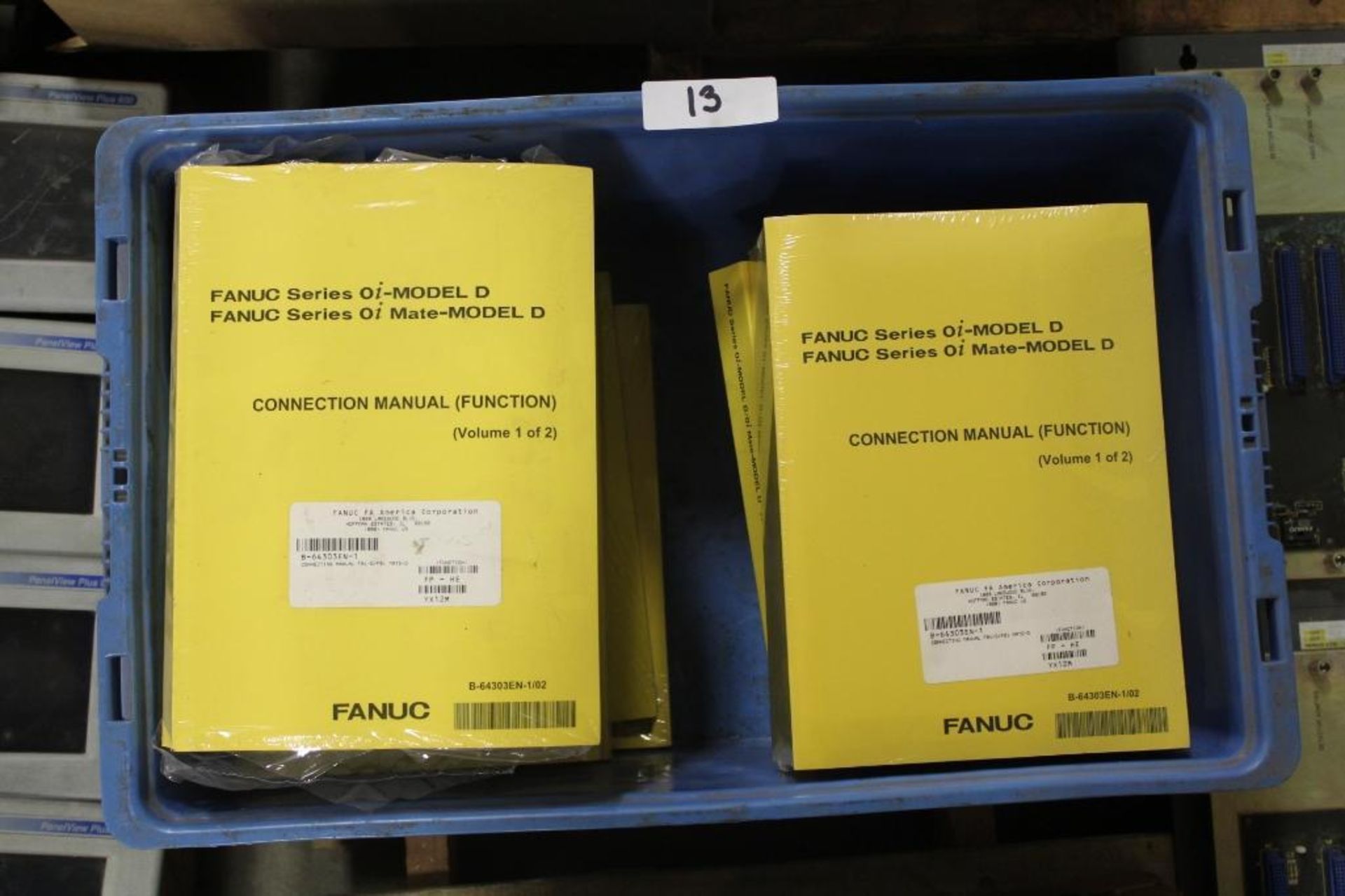 (Lot of 14) Fanuc Operating Manuals