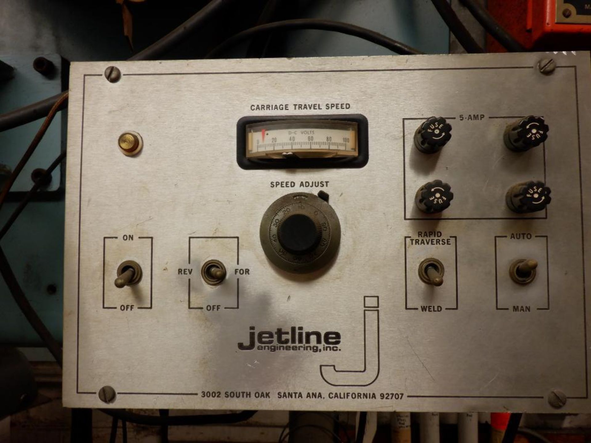 Jetline SWC-3B Portable Longitudinal Seam Welder S/N: 7728 - Image 6 of 24