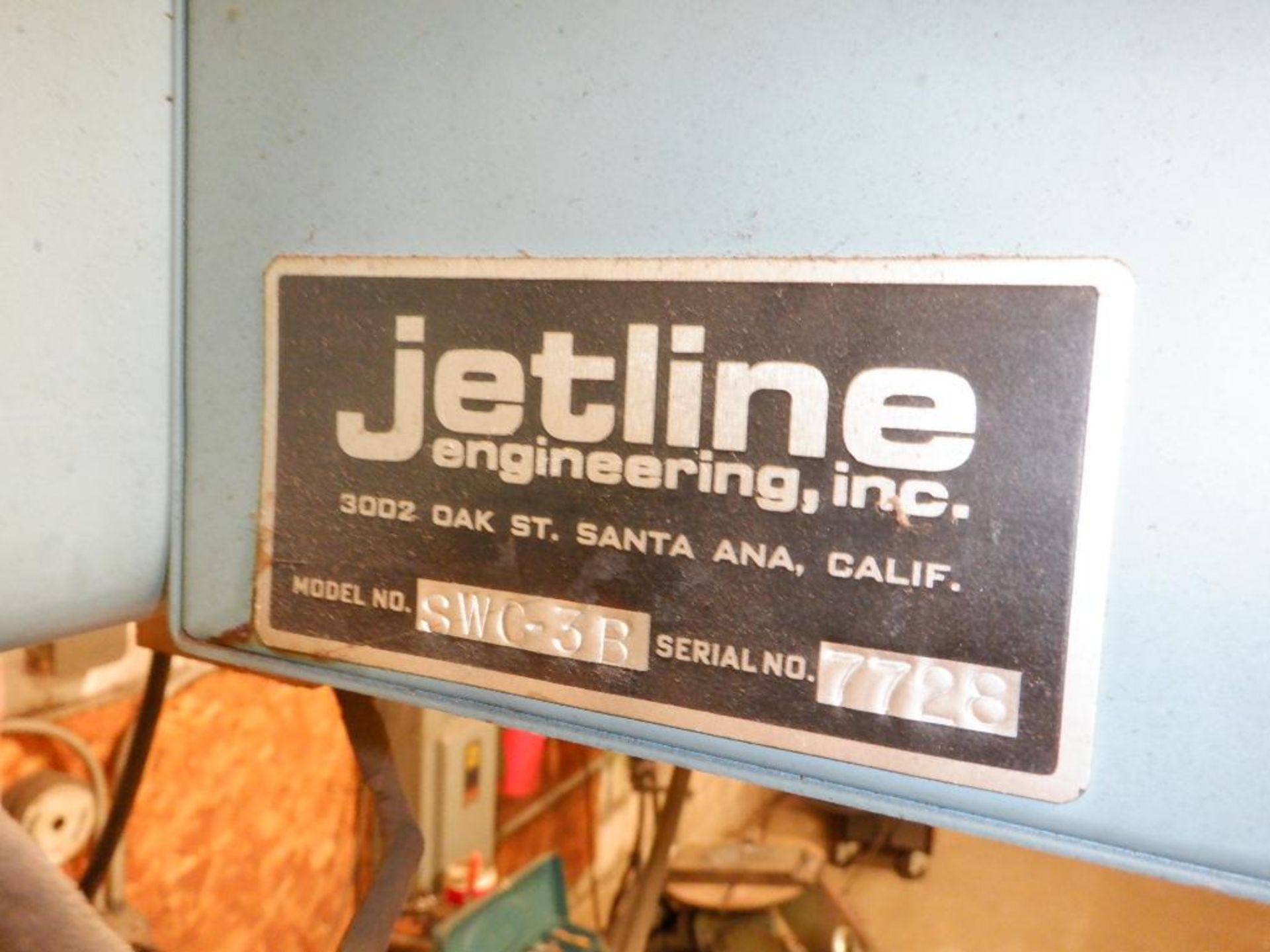 Jetline SWC-3B Portable Longitudinal Seam Welder S/N: 7728 - Image 7 of 24