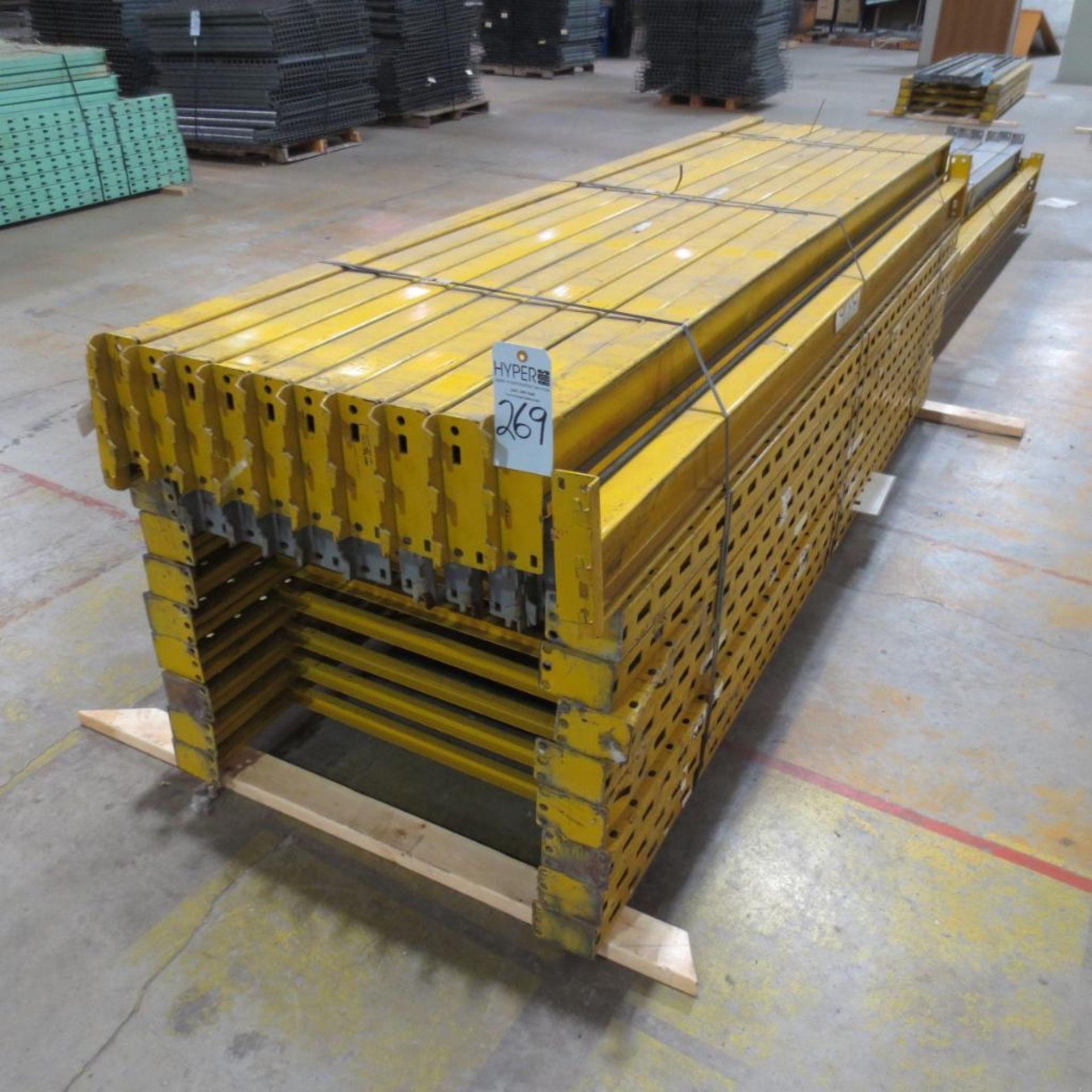 Pallet Racking, (8) 9' X 3' Legs, (52) 112" Cross Beam located at 1002 Perry Street, Junction City,