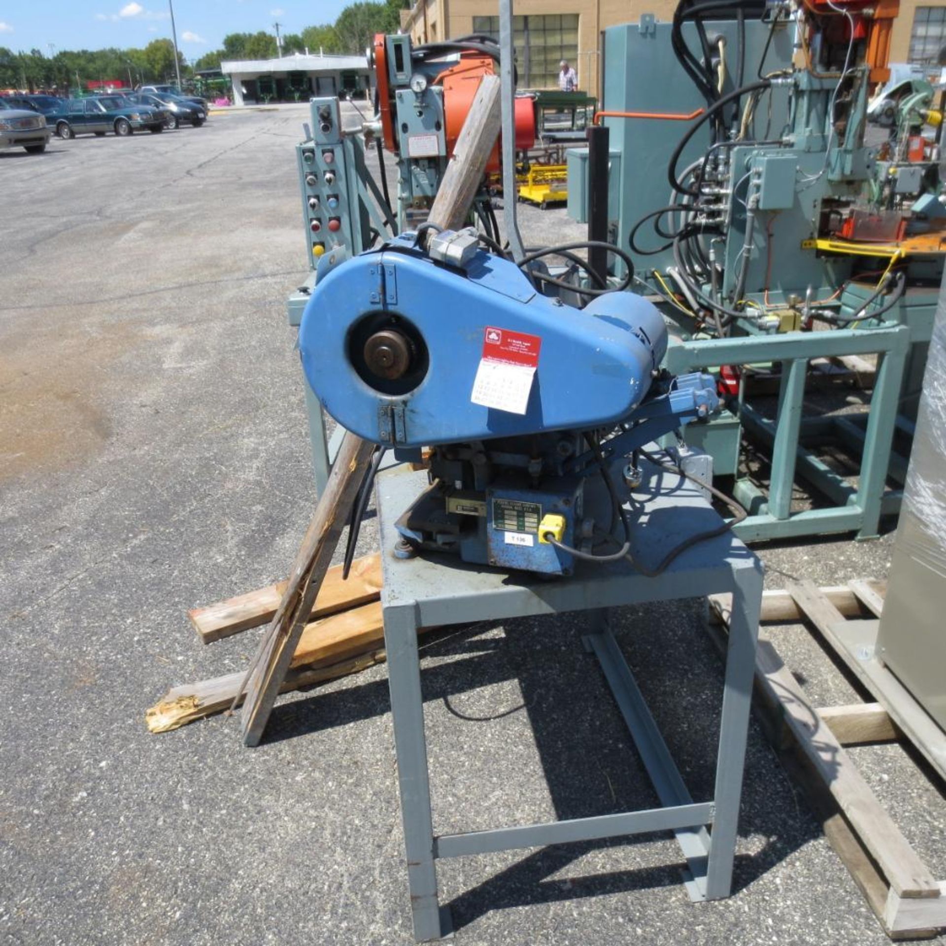 Perkins 3-Ton Model JR Press S/N: 45262, 1" Ram ADJ, 4" Shut Height Over Bed, 1-1/8" Stroke, 1" Shan - Image 4 of 5