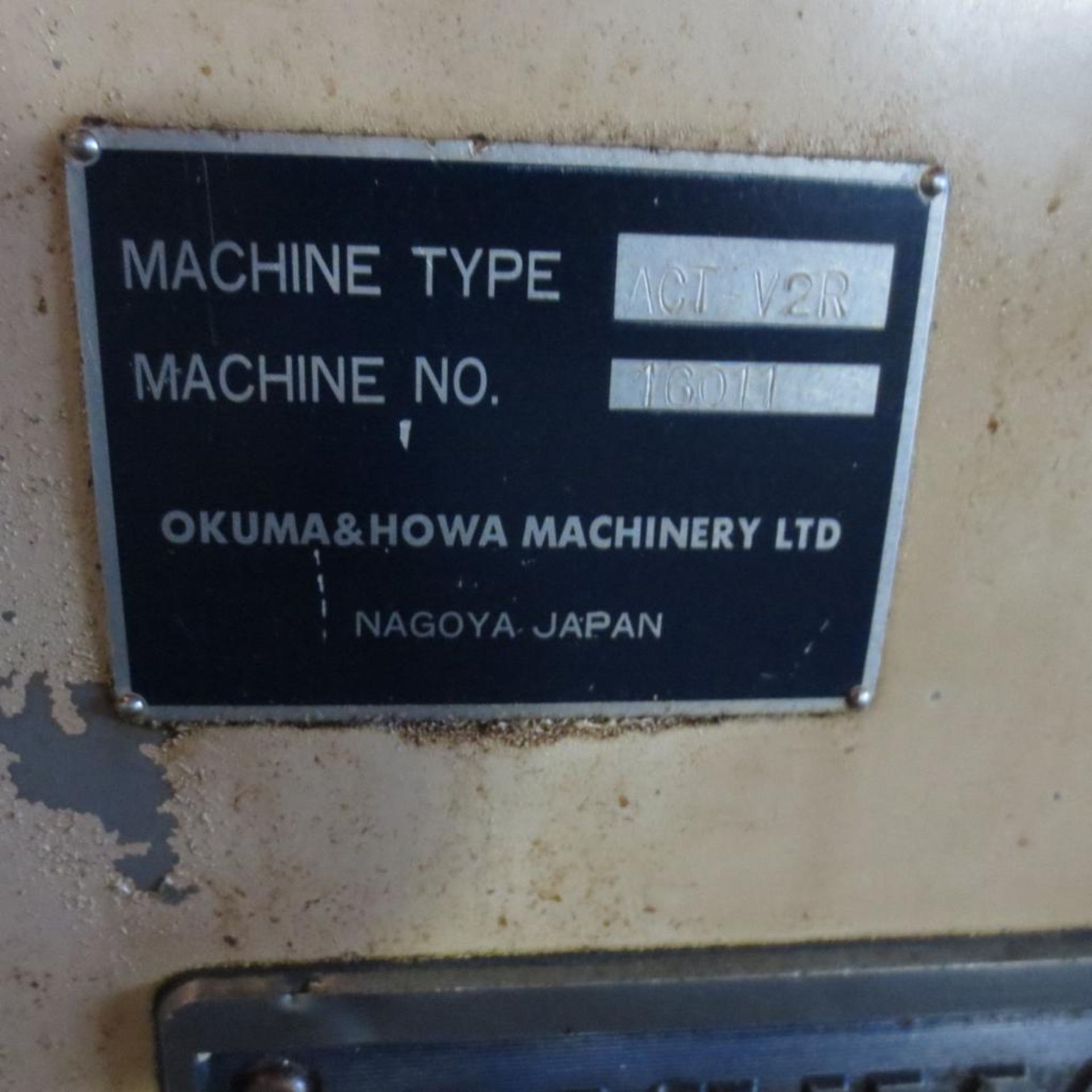 Okuma Model ACT-VR2 Vertical CNC Turning Center S/N: 16011 Fanuc OT CNC Control. Loading Fee is $750 - Image 3 of 9