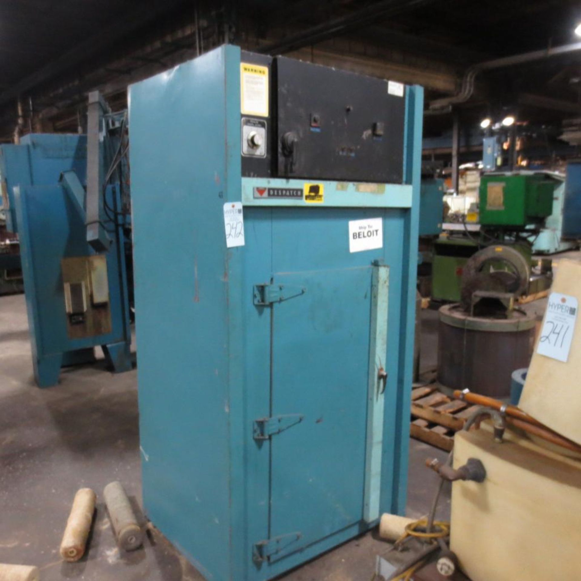 Despatch Type BBC-210 Oven, Temp 500 F, 12 KW, 3/1 PH, 240 / 120 V, S/N 102168. Loading Fee is $50.0