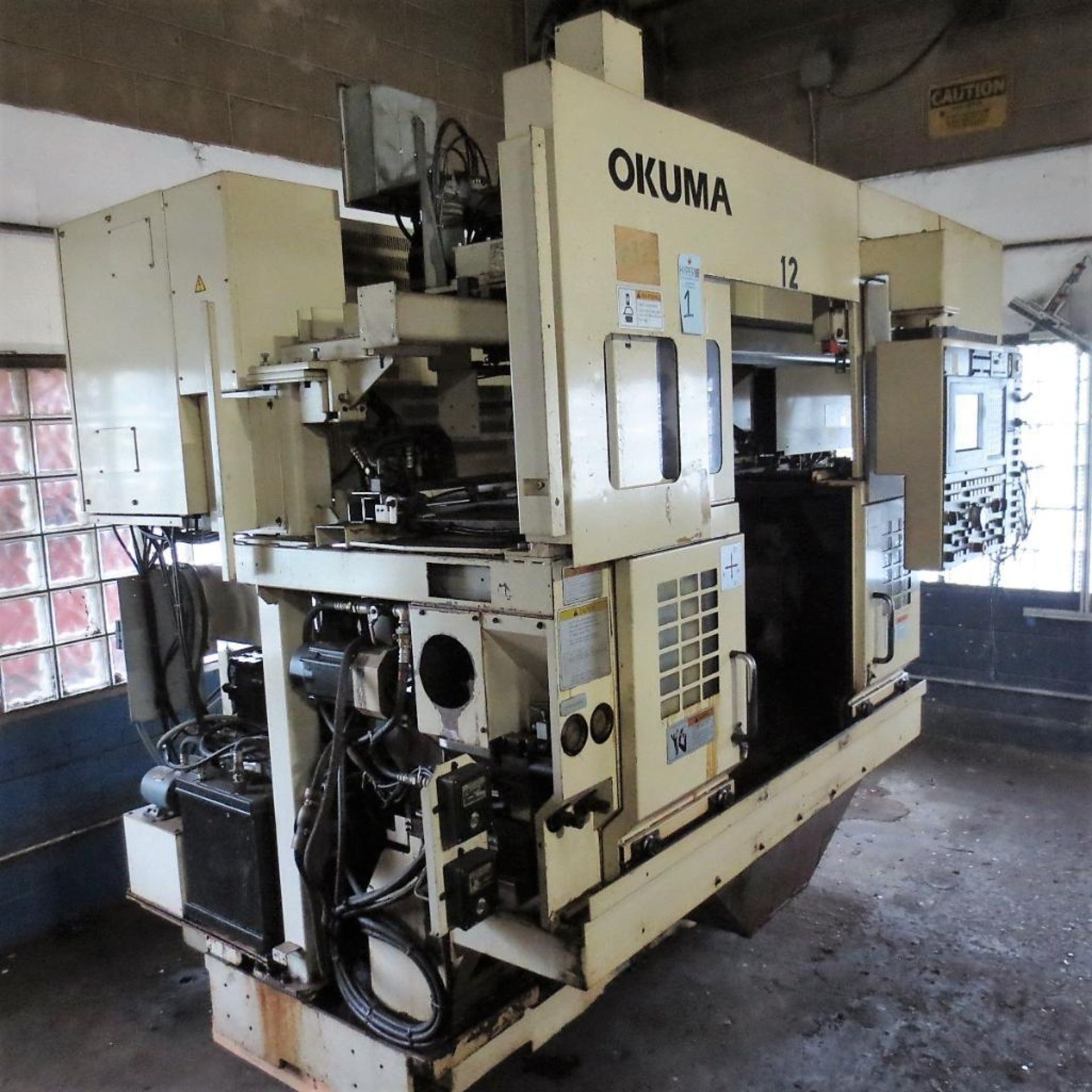 Okuma Model LFS-10 Twin Spindle Vertical CNC Turning Center S/N: 0091, Okuma OSP-7000L CNC Control, - Image 12 of 16