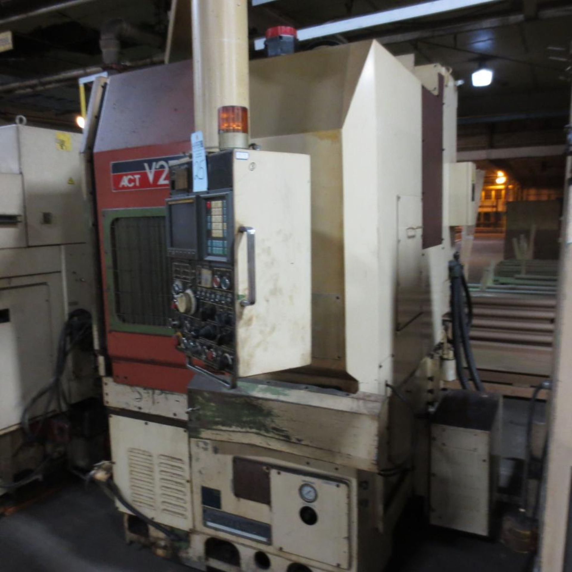 Okuma & Howa Model ACT V2R Vertical Turning Center, S/N 16038, Fanuc Series O-T CNC Control. Loading - Image 6 of 9