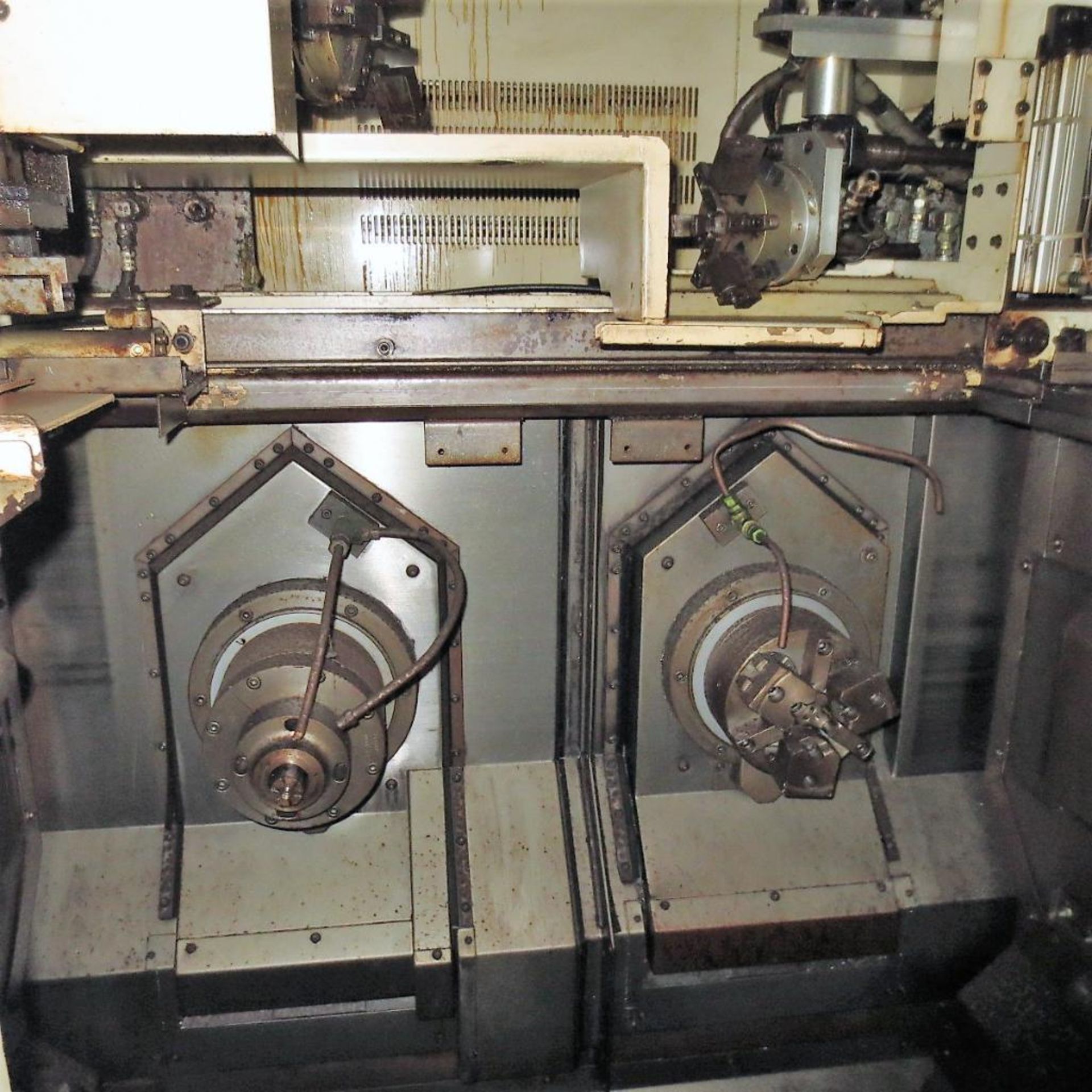 Okuma Model LFS-10 Twin Spindle Vertical CNC Turning Center S/N: 0091, Okuma OSP-7000L CNC Control, - Image 4 of 16