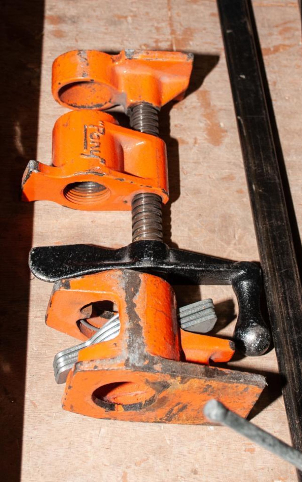 Lot c/o: (3) Dewalt Bar Clamps Approx. 33" Bar, (3) Irwin Quick Grip Bar Clamps Approx. 22" Bars, (1 - Image 2 of 4