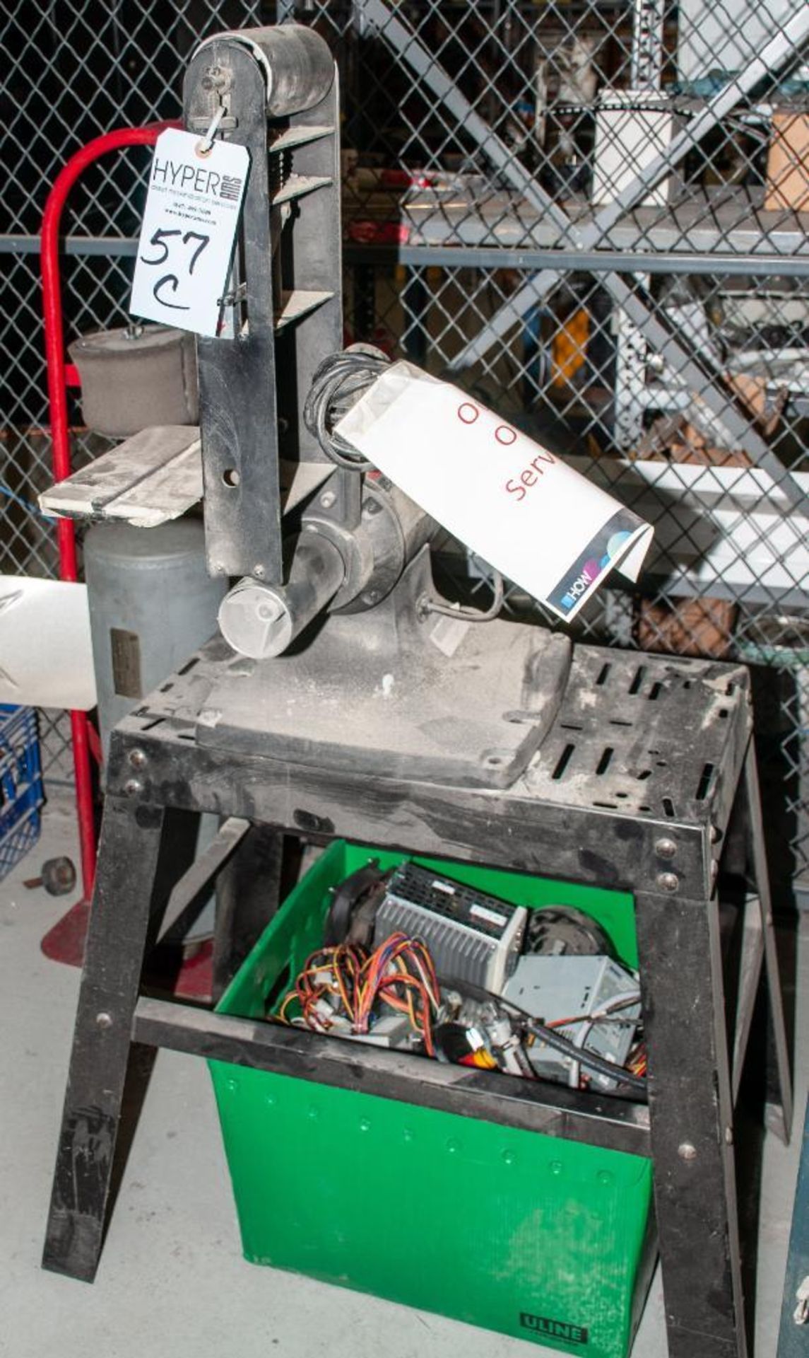 Lot c/o: Dayton 6x9" Belt & Disc Sander, Disc Plate & Disc Missing, Delta Rockwell 15-665 Pedestal T - Image 2 of 9