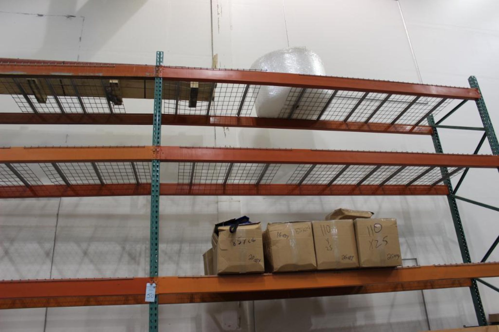 (3)-sections pallet racking 16' x 42” x 13' consisting of (24)-13' crossbars and (4)- 16'x42” uprigh - Image 3 of 4