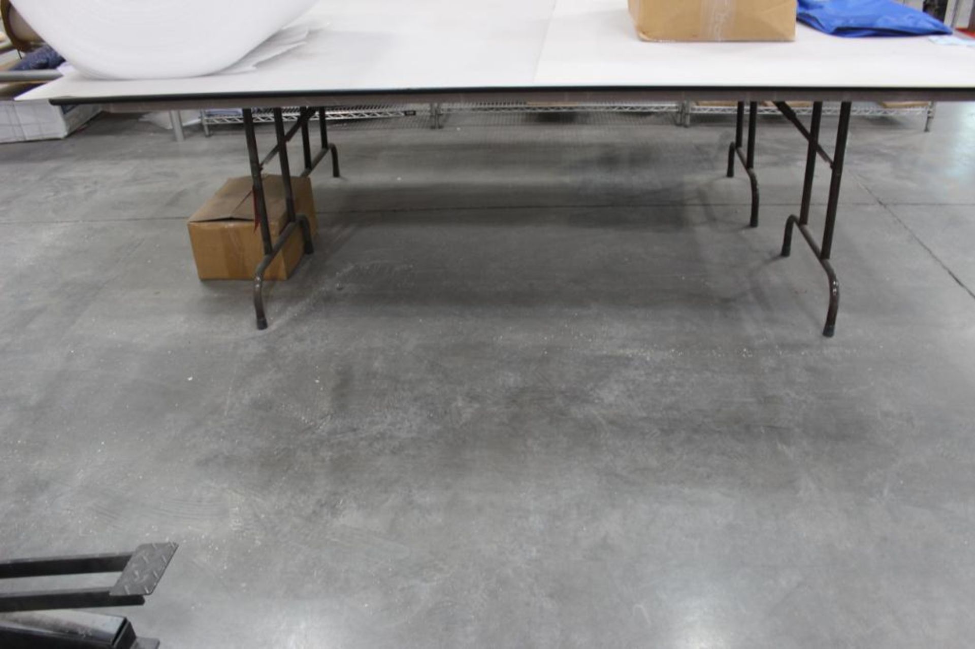 (2) 30” x 96” folding tables w/contents - Image 2 of 6