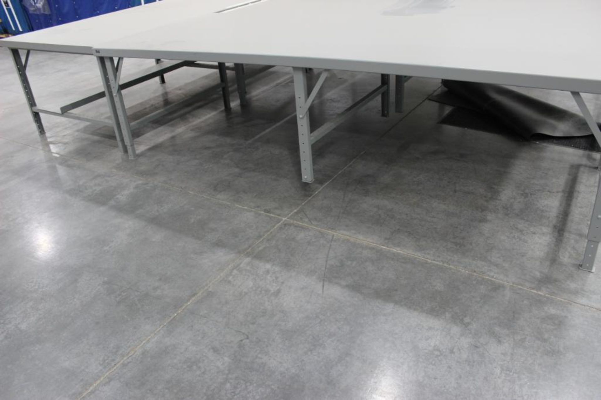 (5) 5' x 10'6” cutting tables (no contents on top) - Image 2 of 3