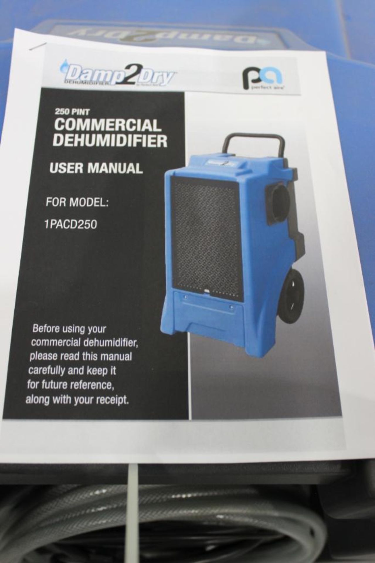 Damp2Dry commercial dehumidifier model 1PACD250 s/n DE184692 - Image 4 of 5