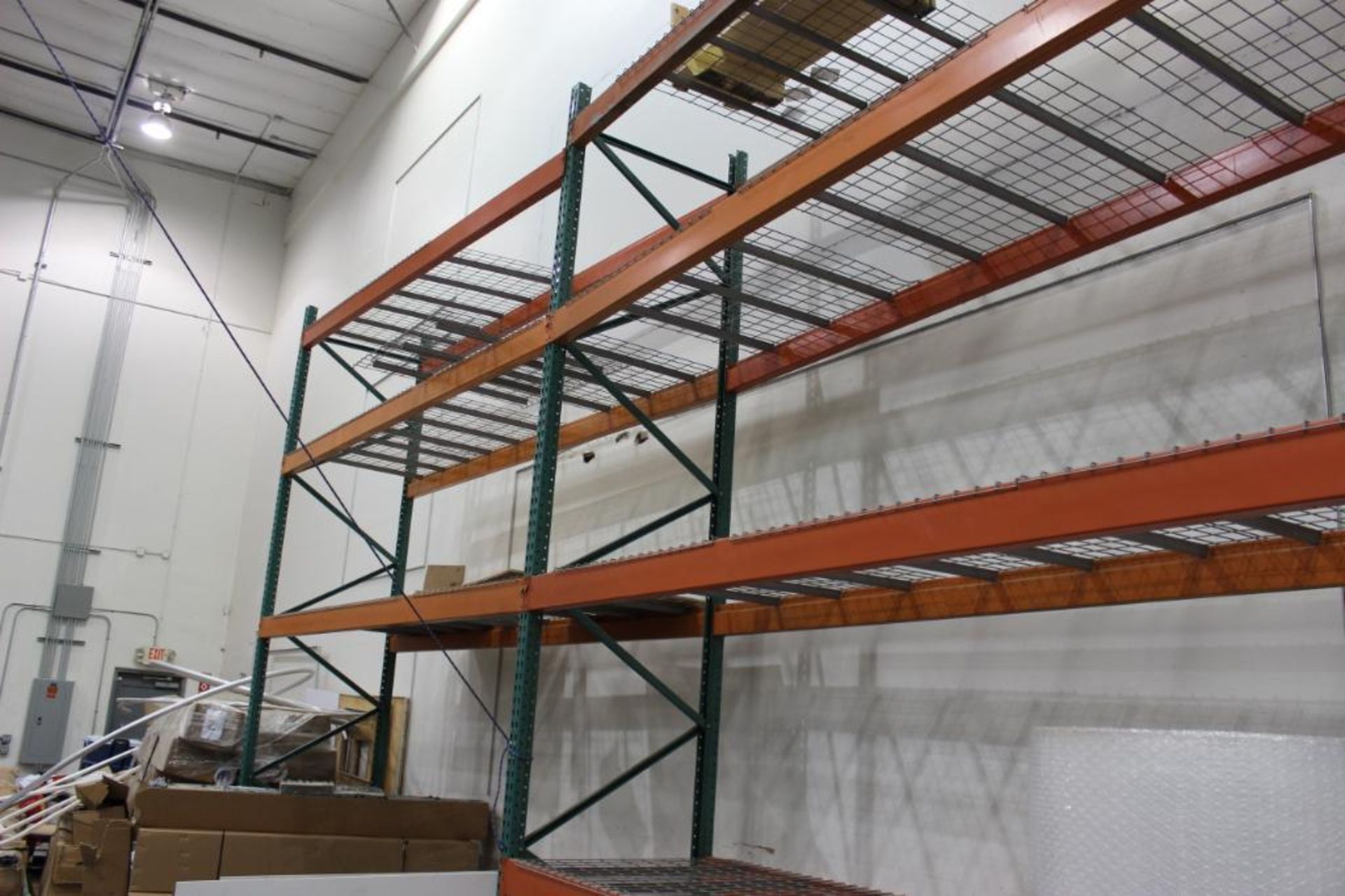 (3)-sections pallet racking 16' x 42” x 13' consisting of (24)-13' crossbars and (4)- 16'x42” uprigh - Image 4 of 4