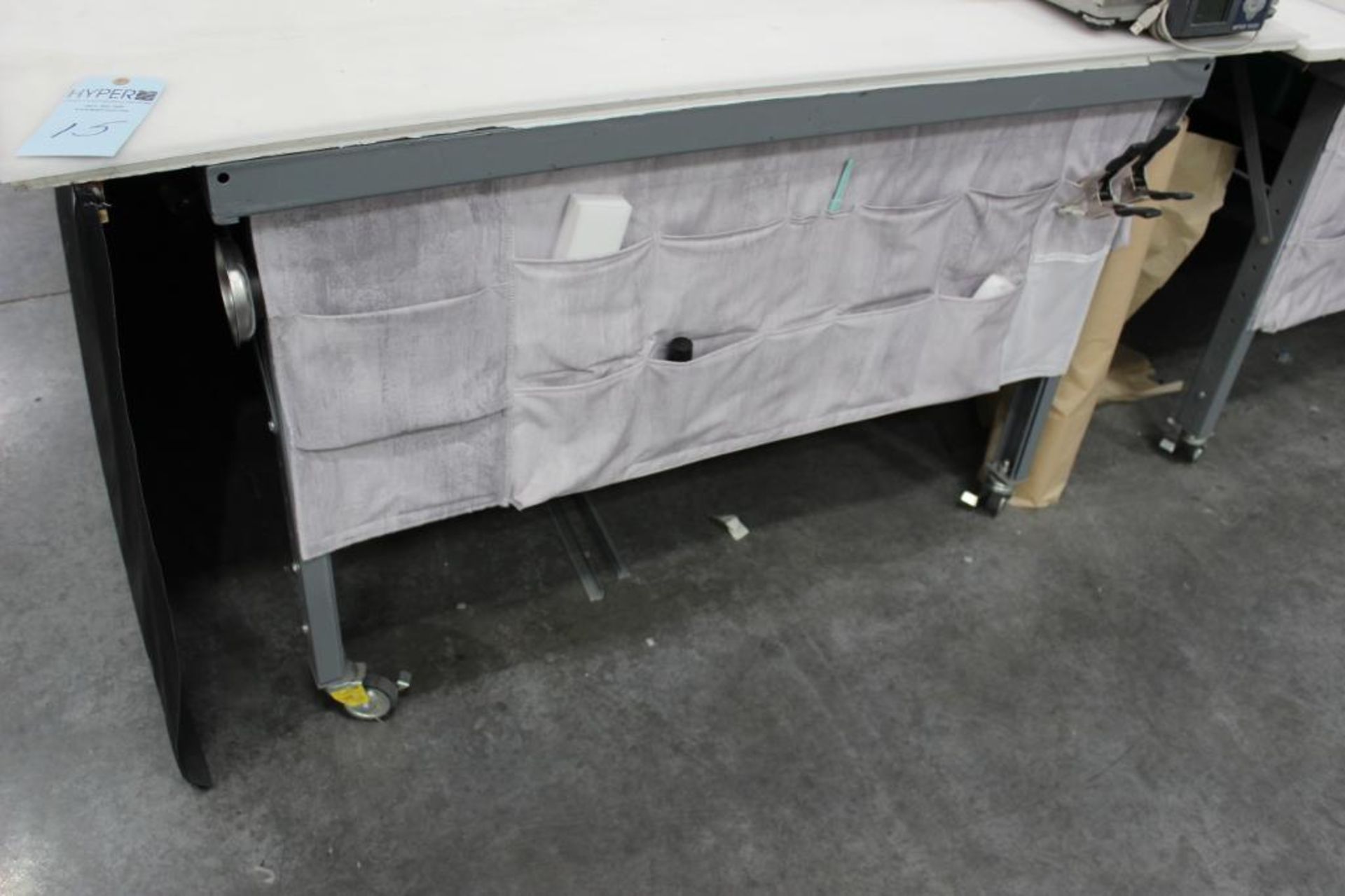 (6) 5' x 10'6” cutting tables (no contents on top) - Image 2 of 3