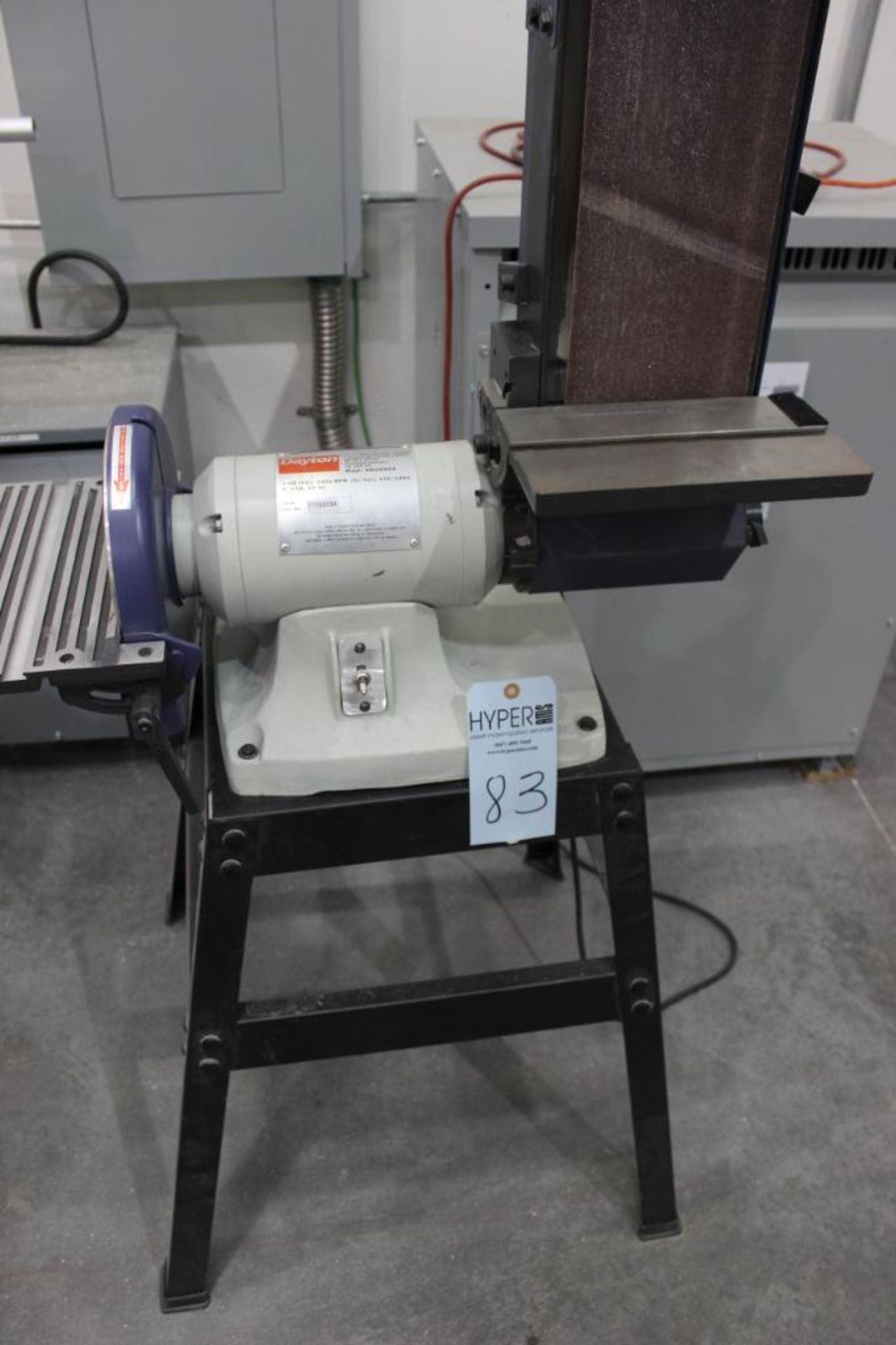 Dayton model 49G990A disc/belt sander 1hp on stand