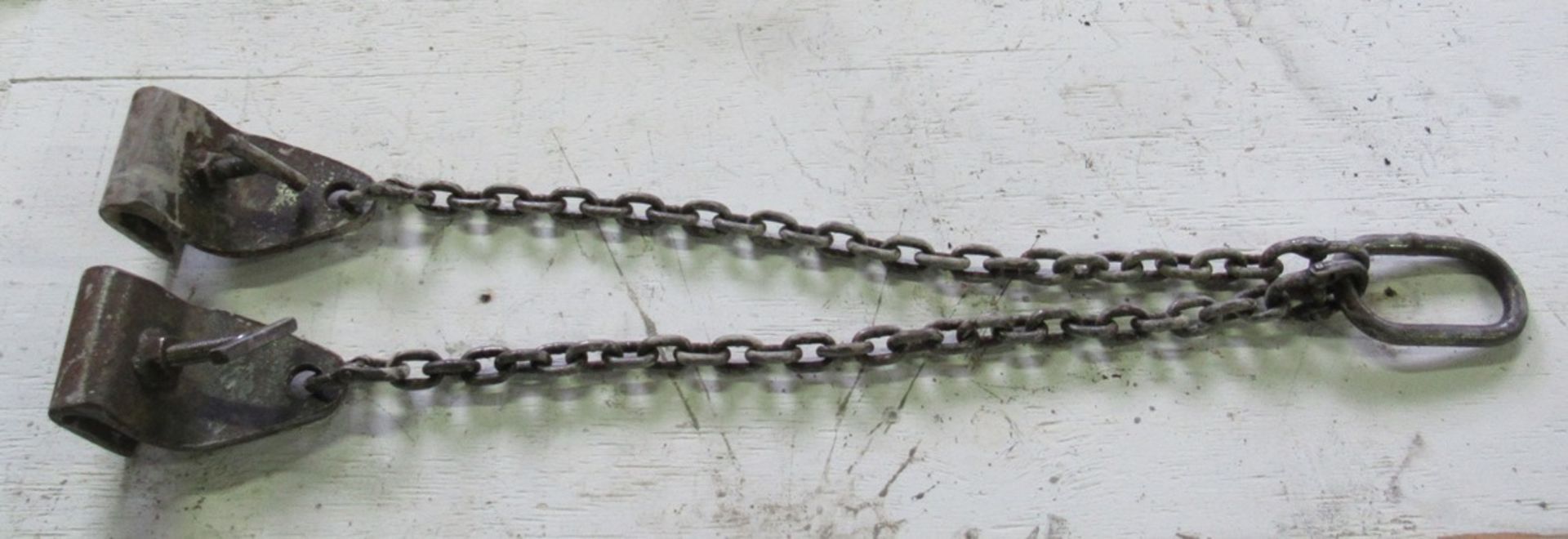 36" Chain Sling w/ Plate Clamps