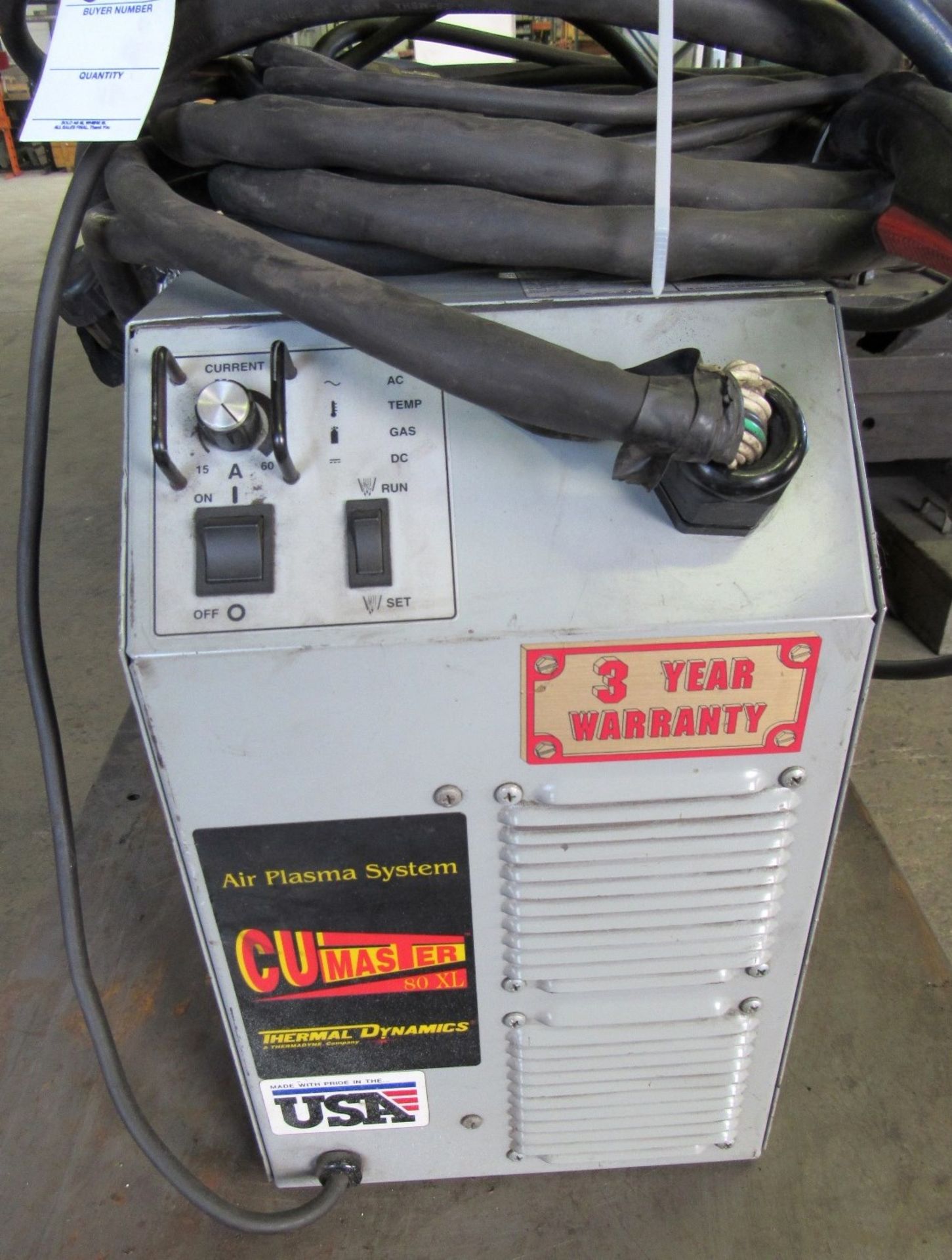 Thermal Dynamics Cutmaster 80XL Plasma Cutter - Image 2 of 5