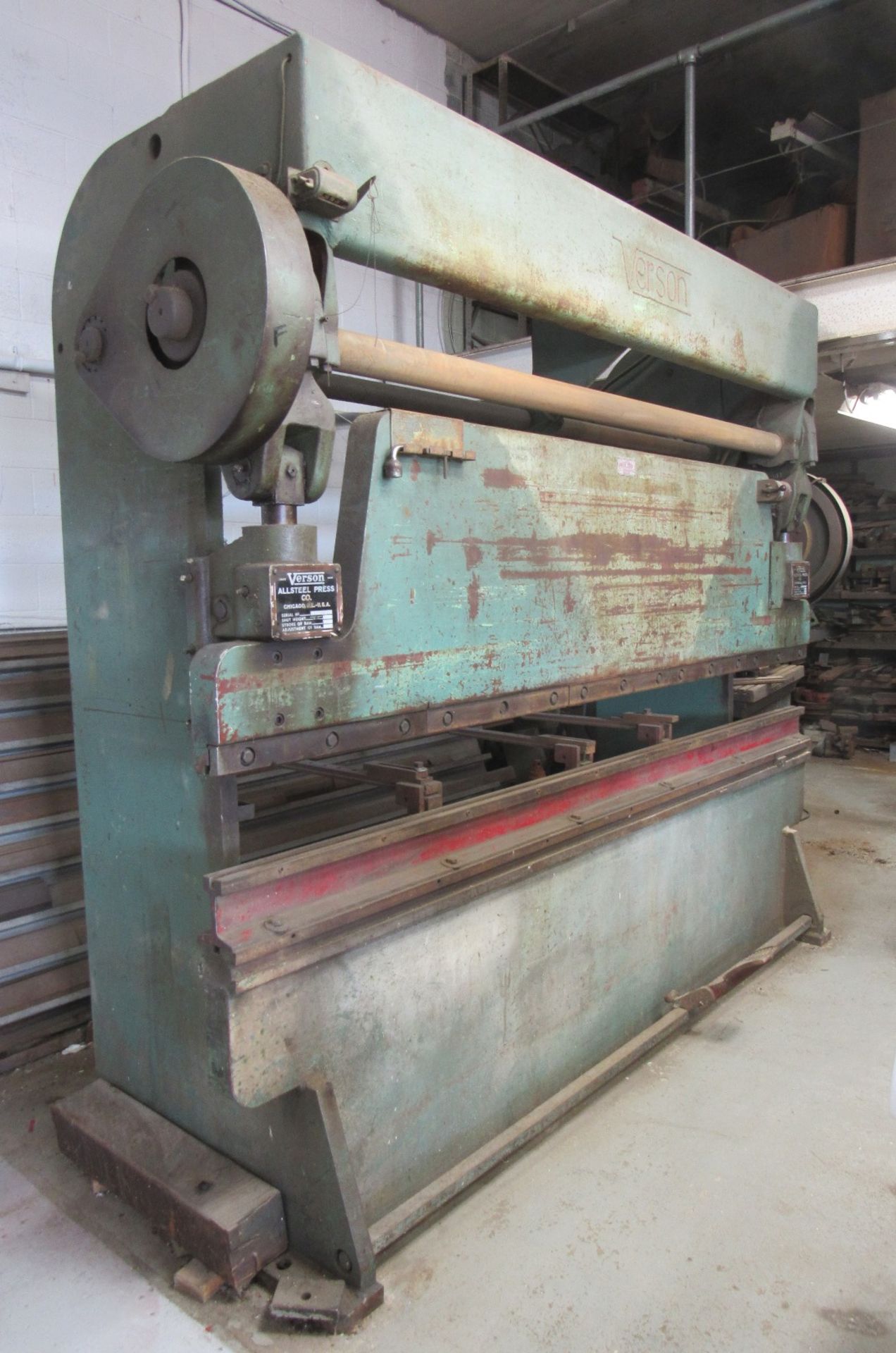 Verson No.208 10' x 90/60 Ton Press Brake