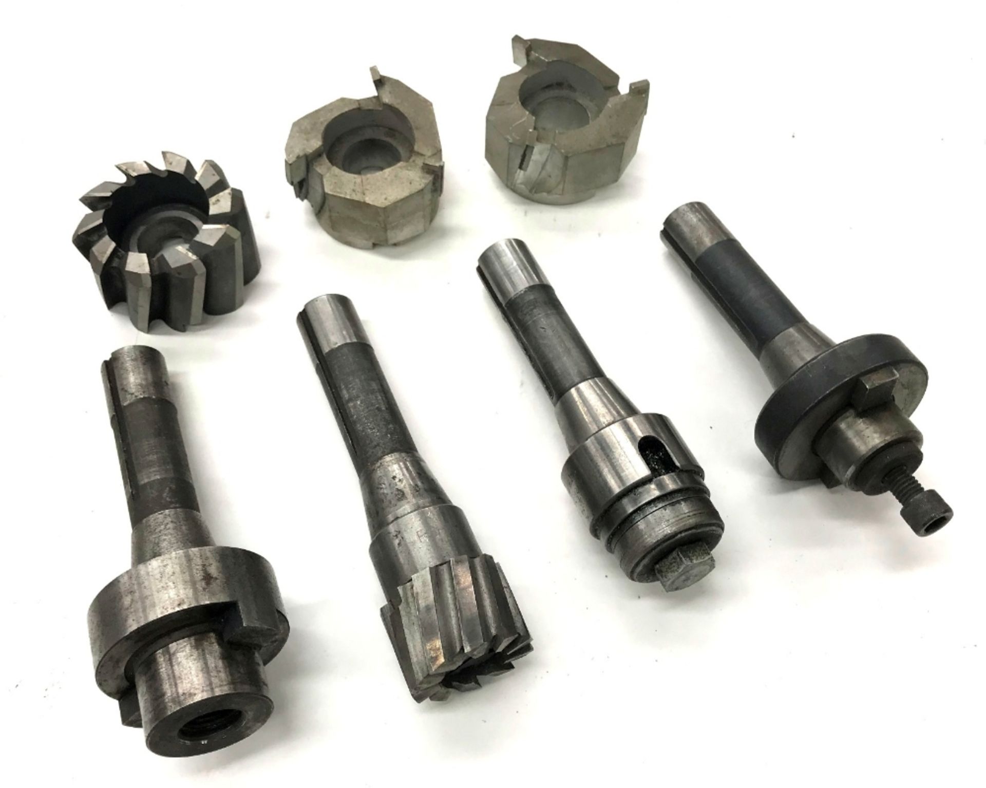 (4) R8 Shell Mill Toolholders