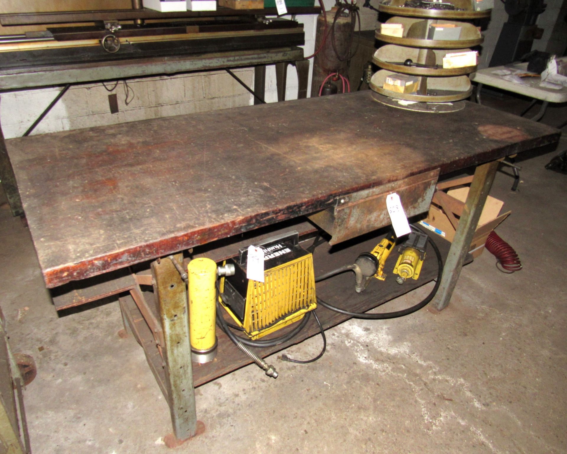 30" x 72" Work Bench w/ Carousel