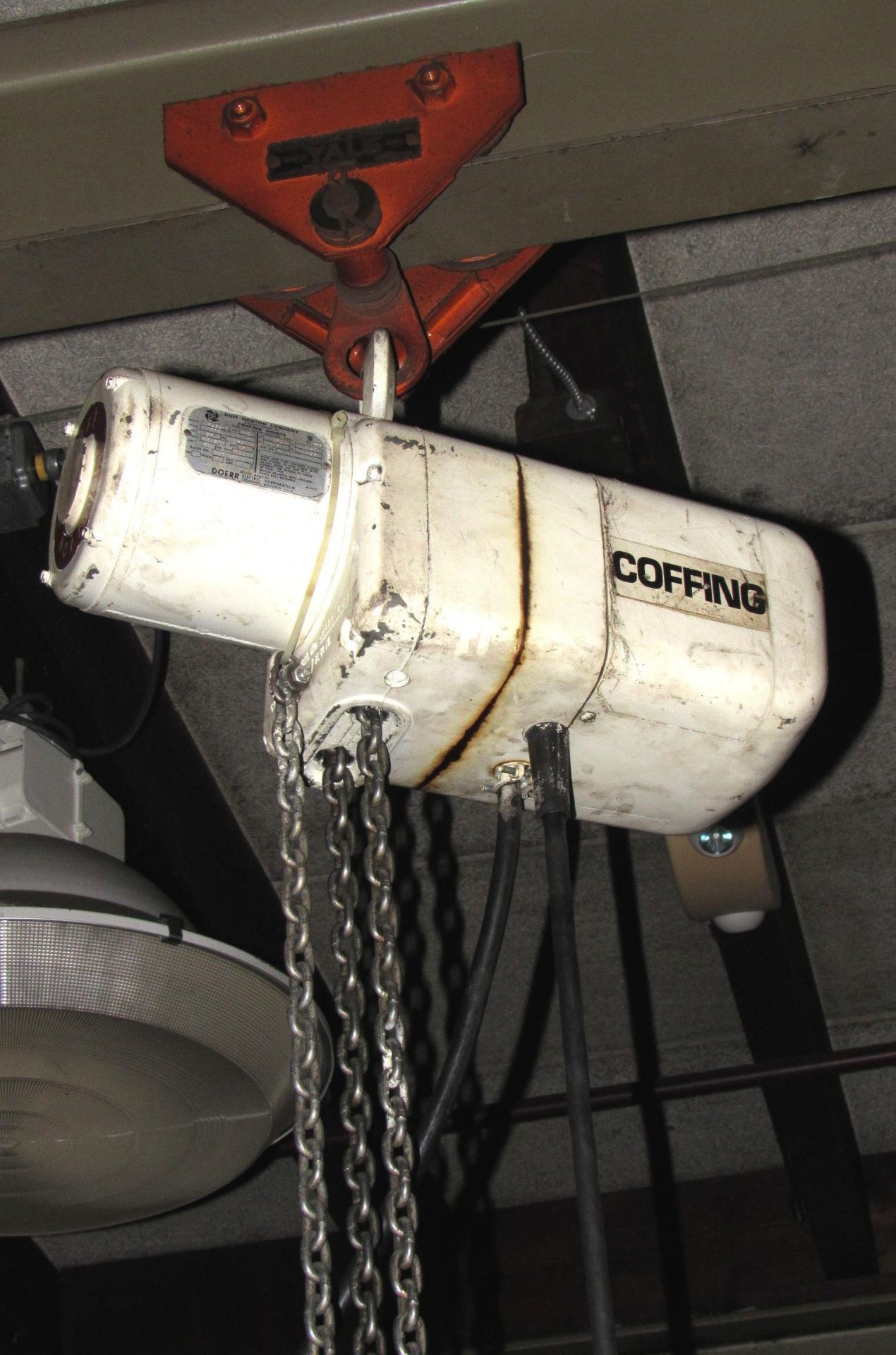 Coffing 1/2 Ton Electric Hoist w/ Pendant Control, 1/2HP, 230/460/3/60 - Image 2 of 2