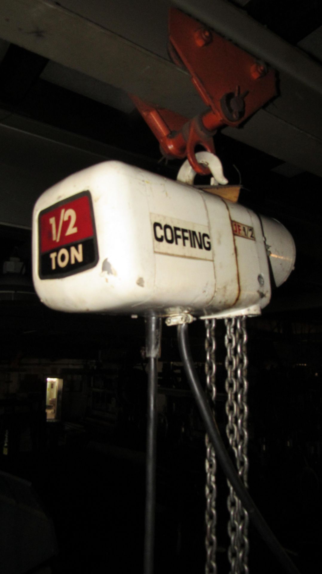 Coffing 1/2 Ton Electric Hoist w/ Pendant Control, 1/2HP, 230/460/3/60