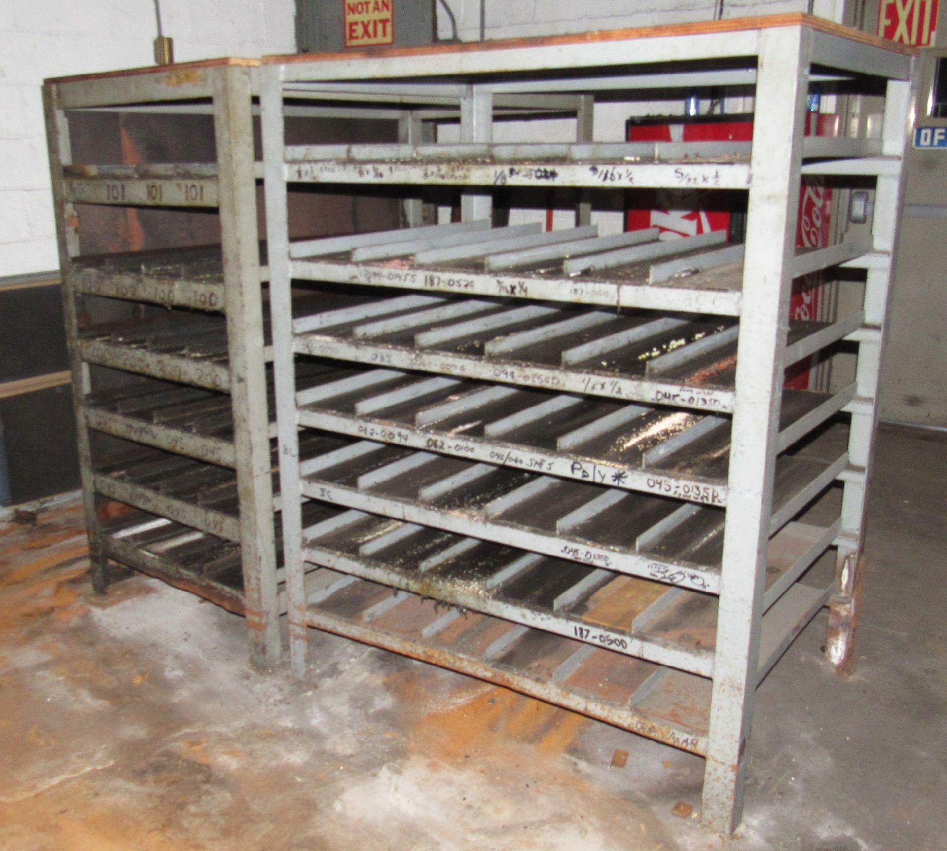 (5) Steel Material Racks - Image 2 of 2