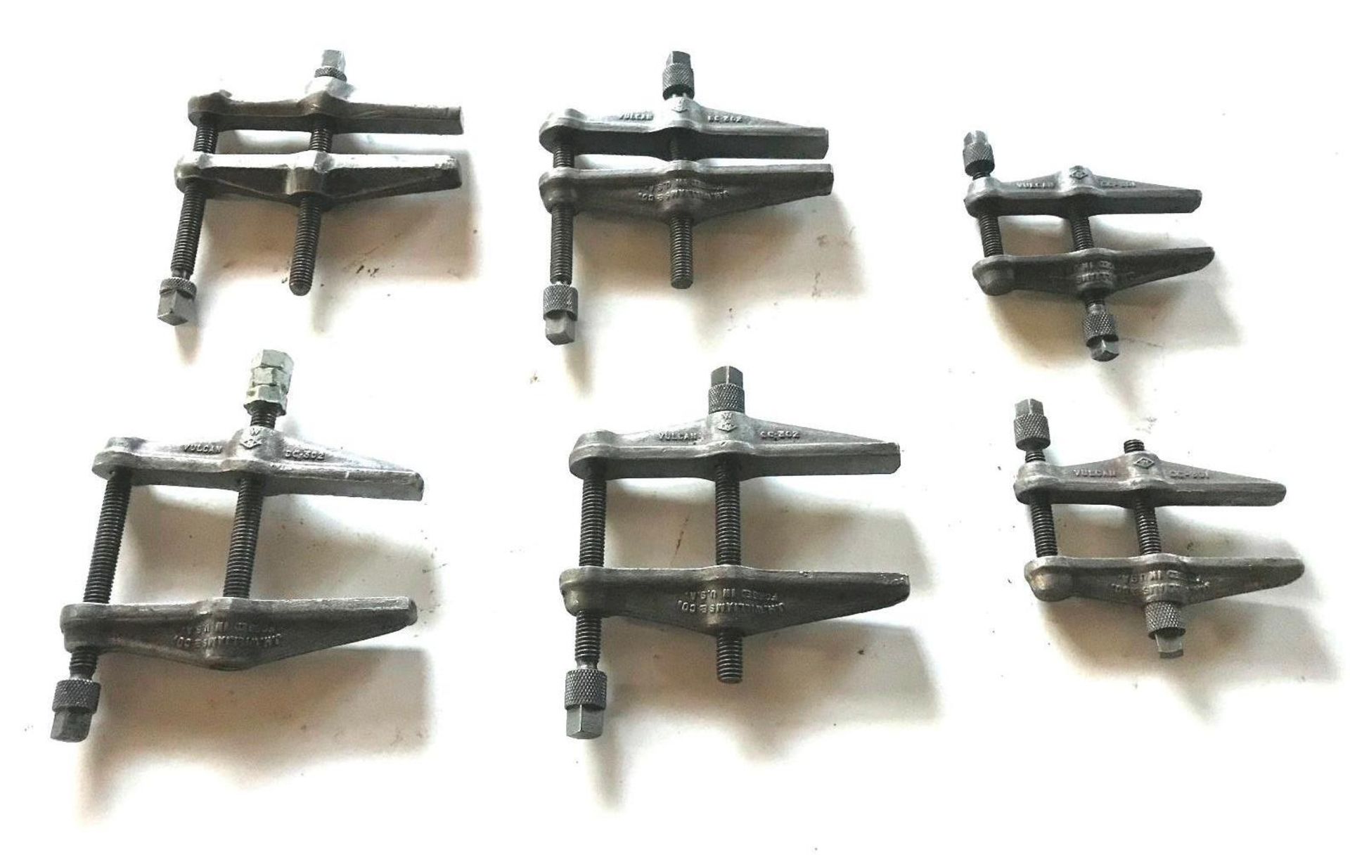 (6) Williams Vulcan No.302 & No.301 Parallel Clamps