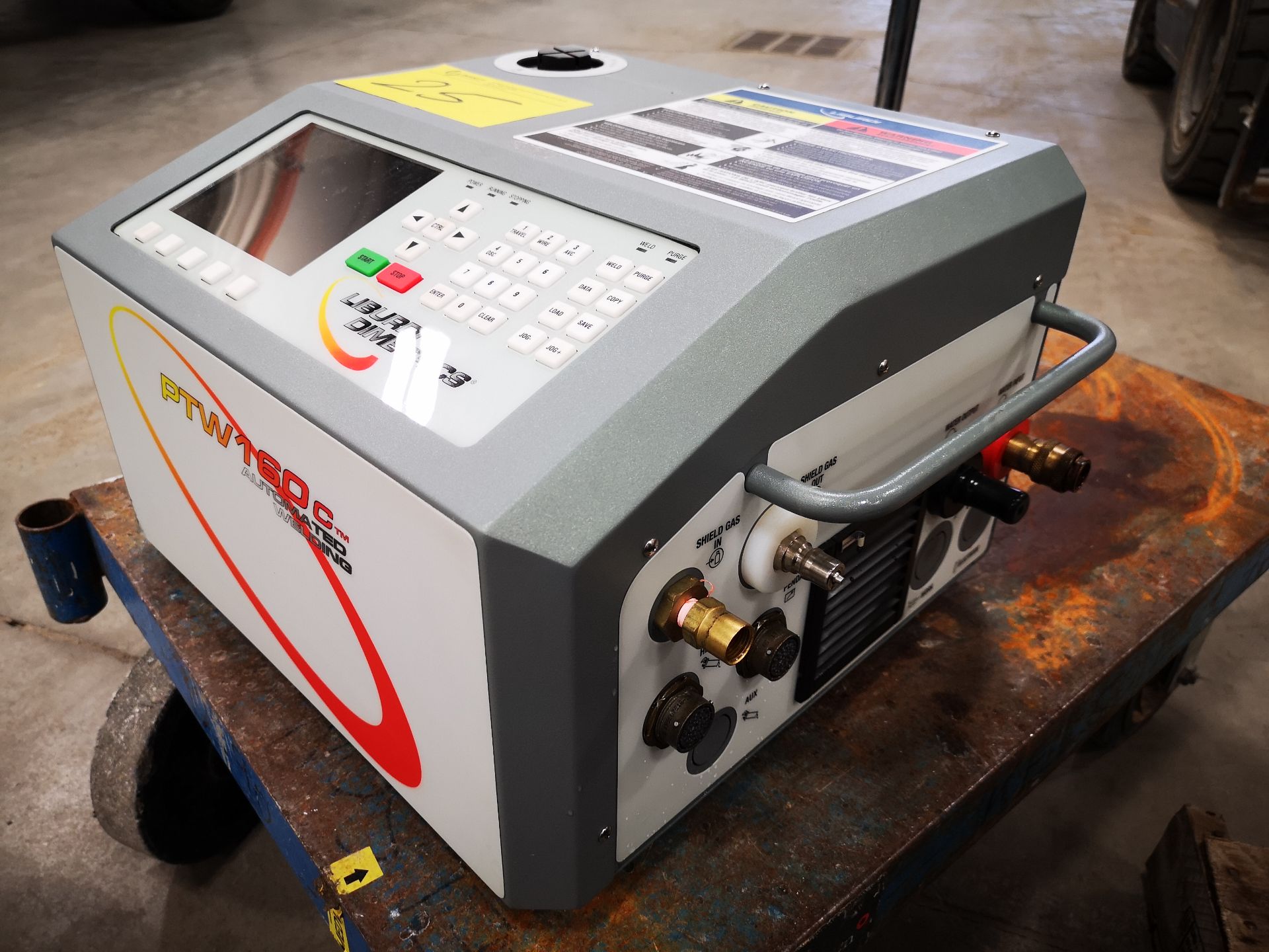 LIBURDI DIMERICS PTW160C AUTOMATED WELDING UNIT W/ ORBITAL WELDING HEAD, S/N 093301 W/ ATTACHMENTS - Image 3 of 12