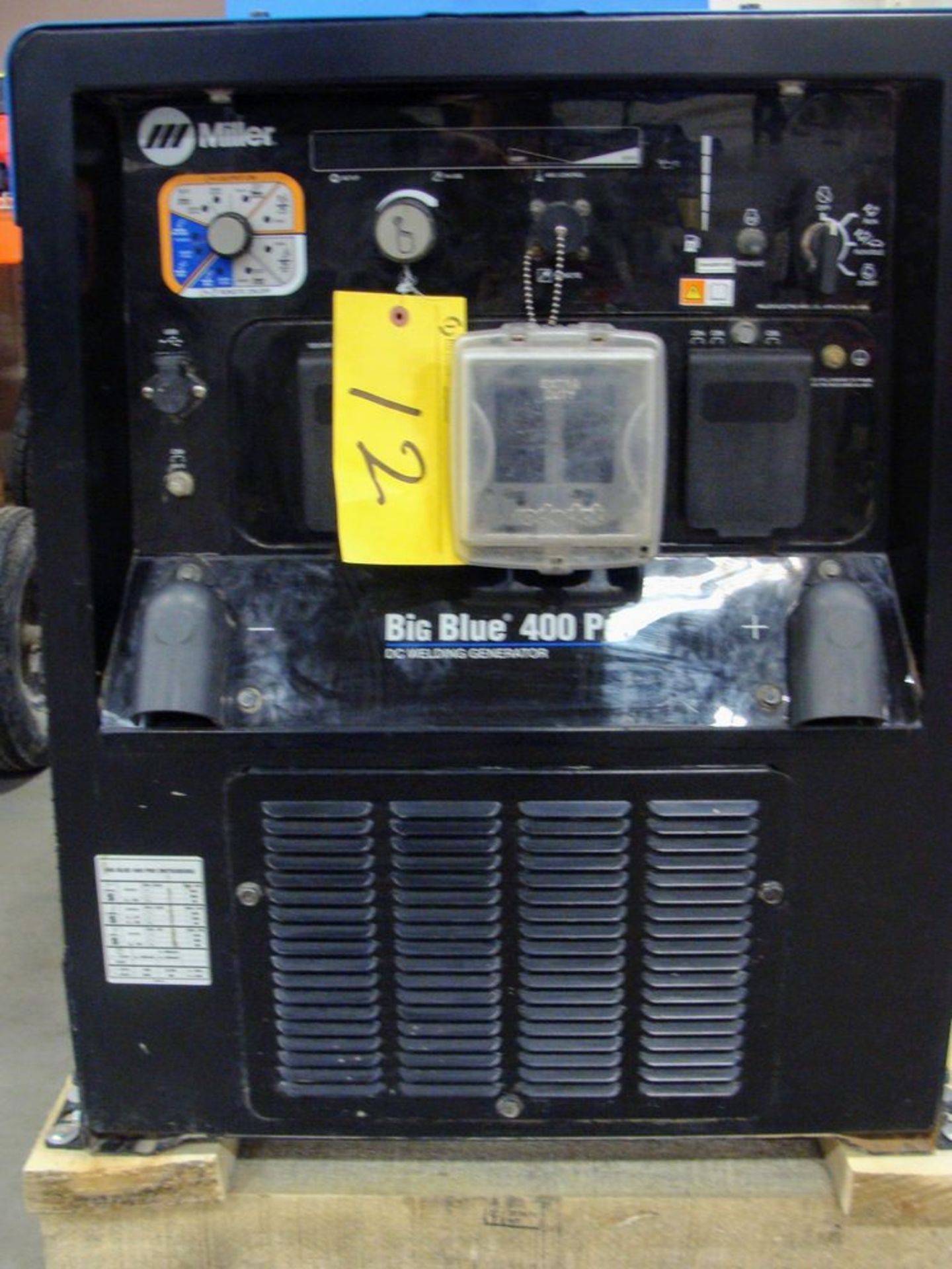 MILLER BIG BLUE 400 PRO DC WELDING GENERATOR, DIESEL FUEL, S/N MM450014R, 1,271HRS - Image 2 of 6