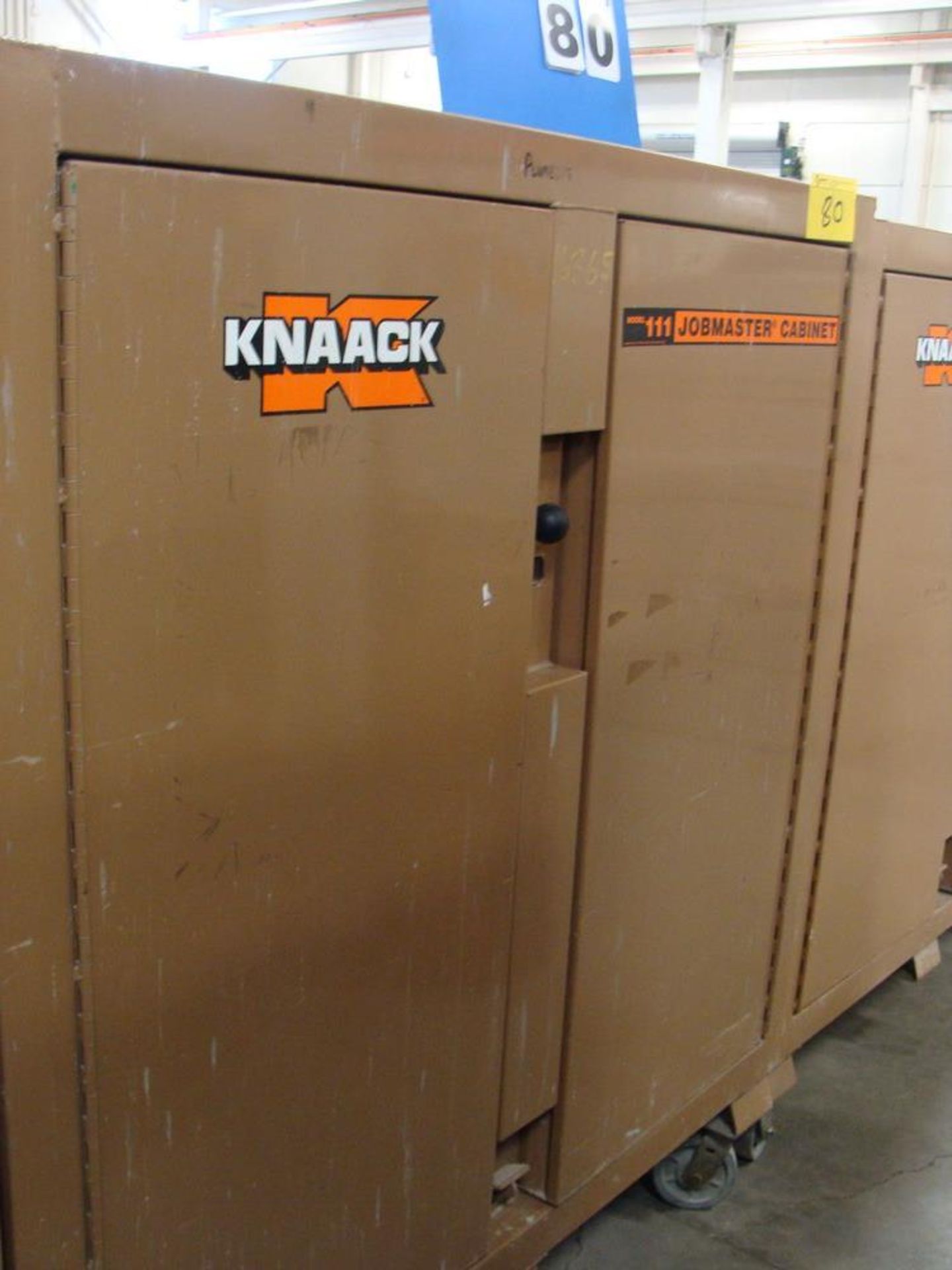 KNAACK JOBMASTER 2-DOOR JOB BOX, MODEL III, 24"W X 60"L X 57"H