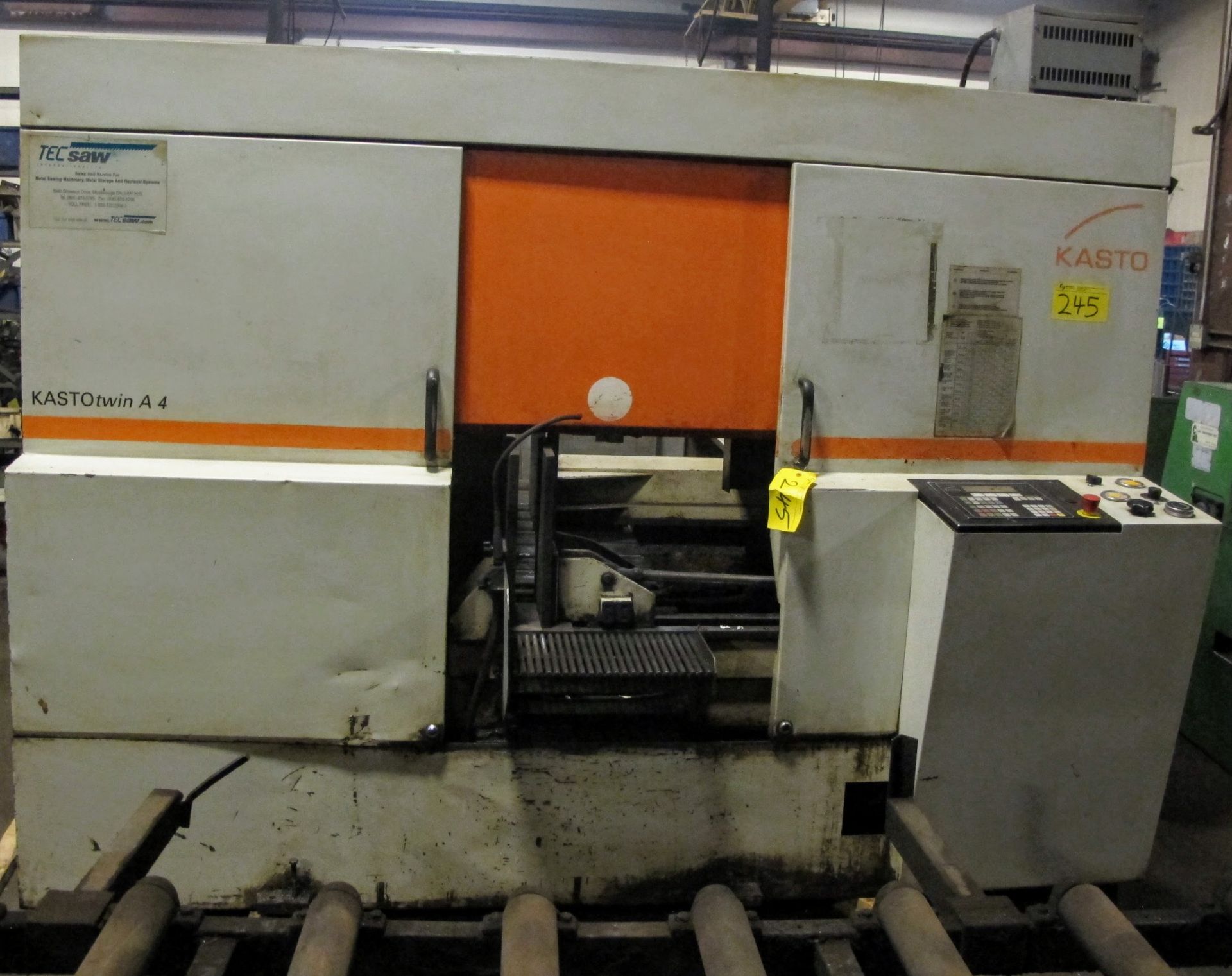 2003 KASTO A4 CNC HORIZONTAL BANDSAW, (NEEDS CONTROL BOARD) - Image 2 of 6