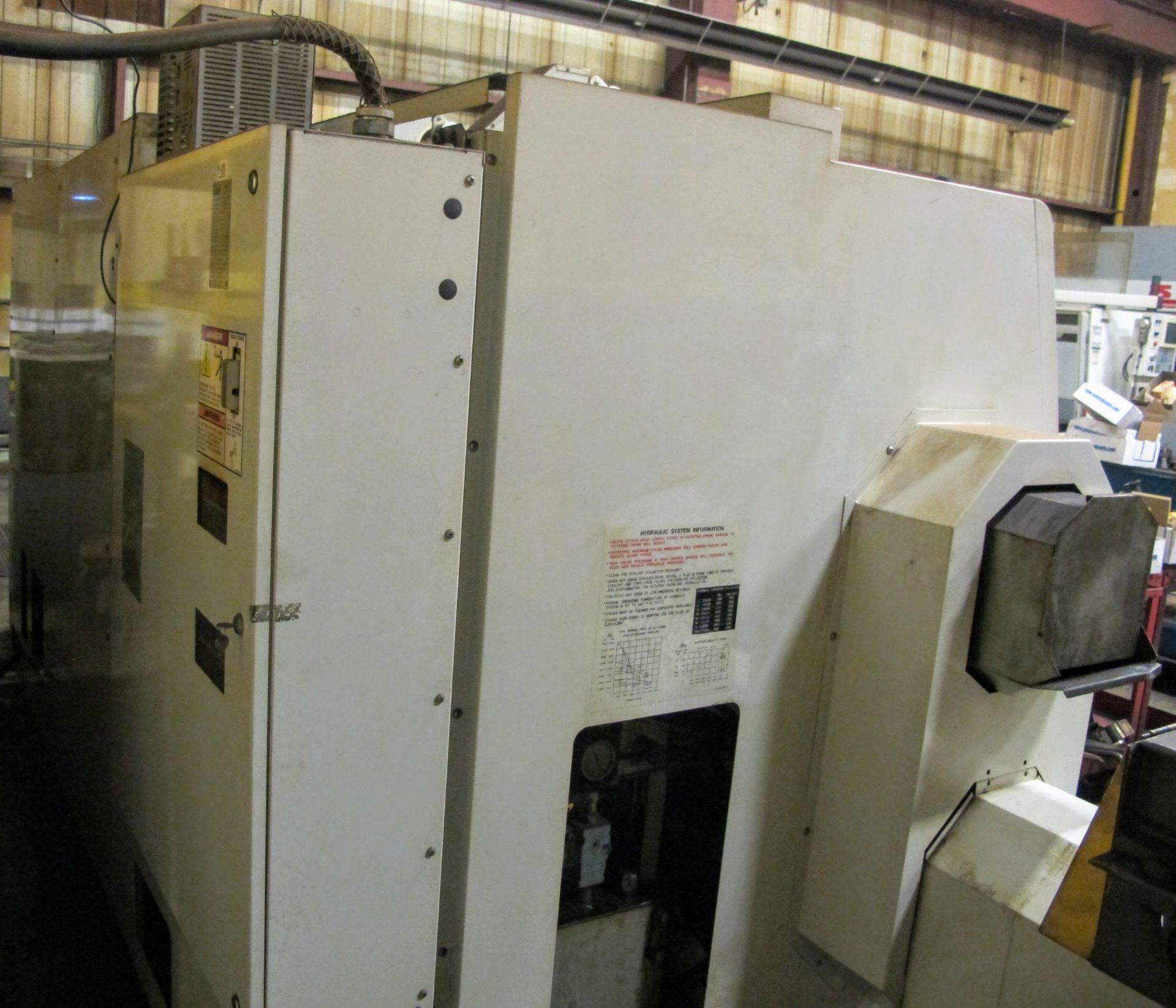 2006 HAAS SL-30TB CNC LATHE, CNC CONTROL, 4.0" BIG BORE, 15" 3 JAW CHUCK, 12 STATION TURRET, - Image 5 of 16