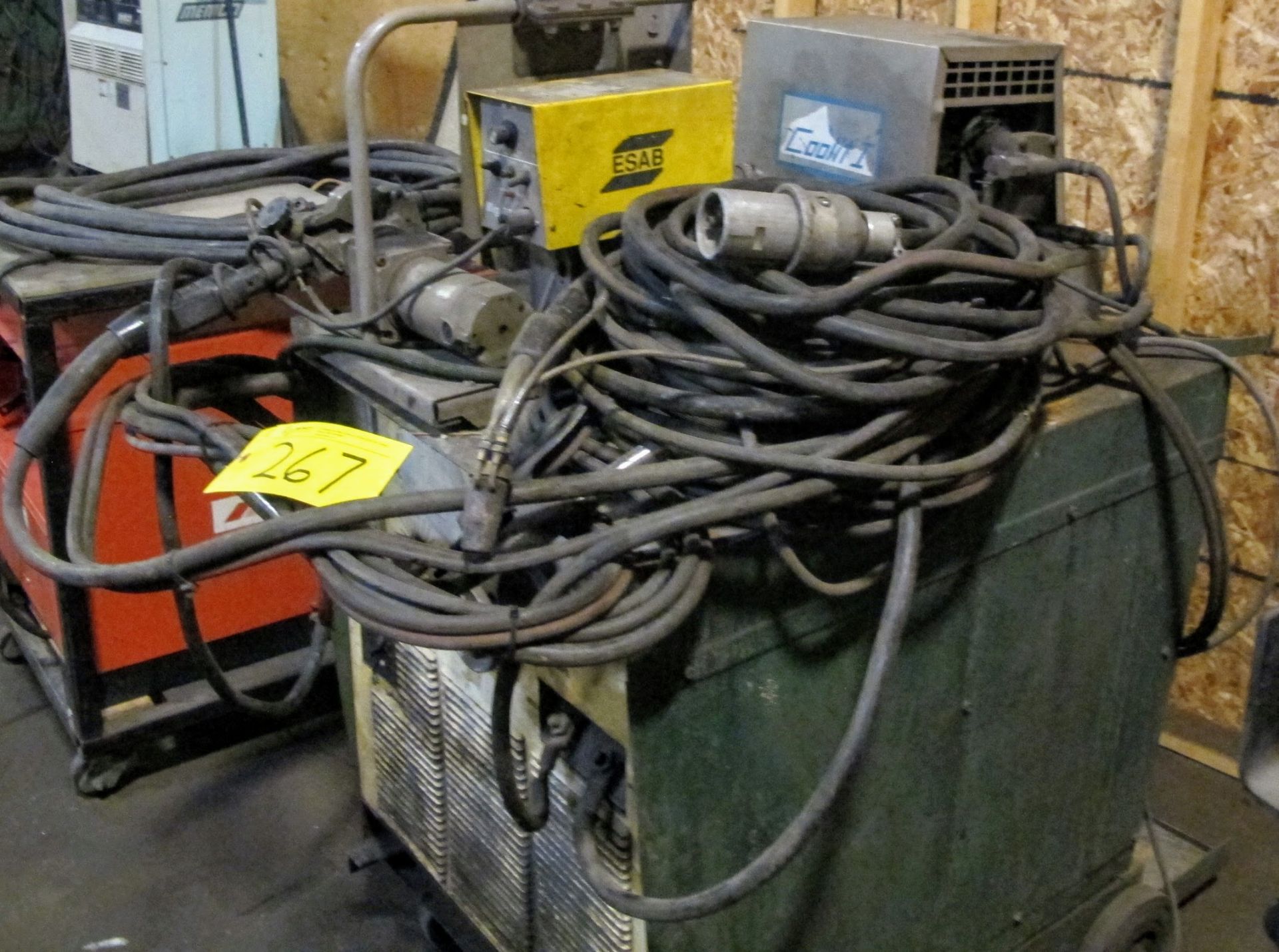 LINDE SVT400/575 WELDER W/ESAB MIG 35 WIRE FEEDER, COOLIT COOLING SYSTEM, CABLES AND CART - Image 2 of 2